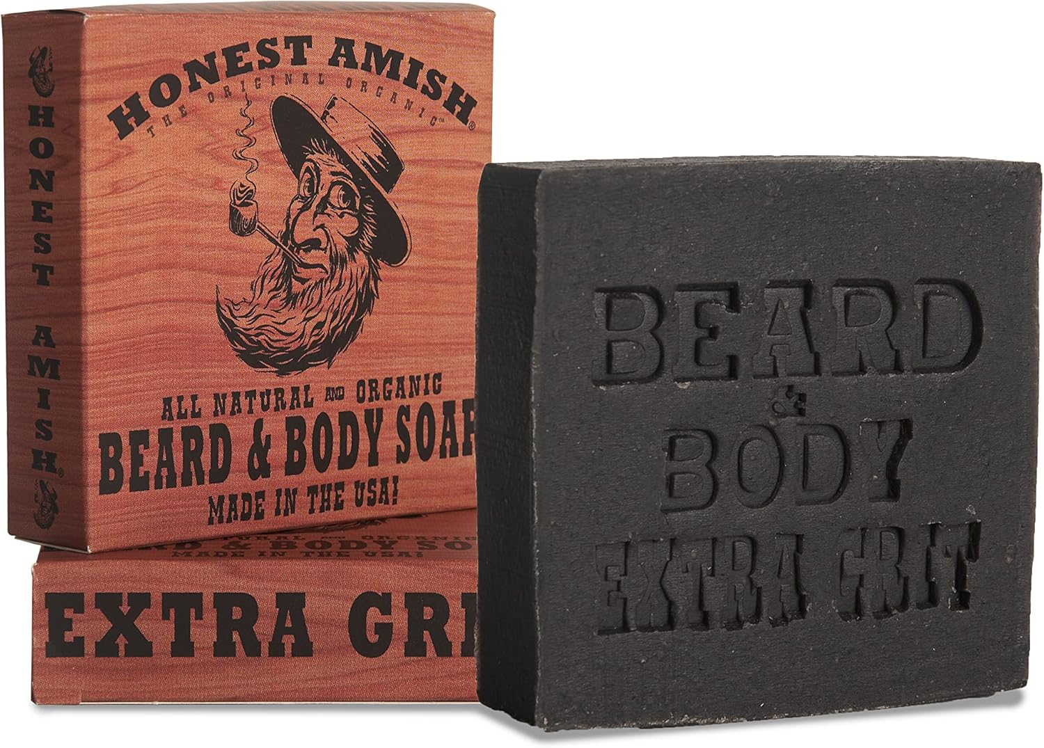 (Extra Grit) - Honest Amish Beard & Body Soap (Extra Grit) image number 3