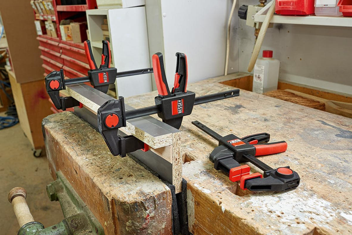 BESSEY EZR15SET Single Handle Table Clamp EZR Maximum Clamping Width 150 Mm Pack of 2 image number 2