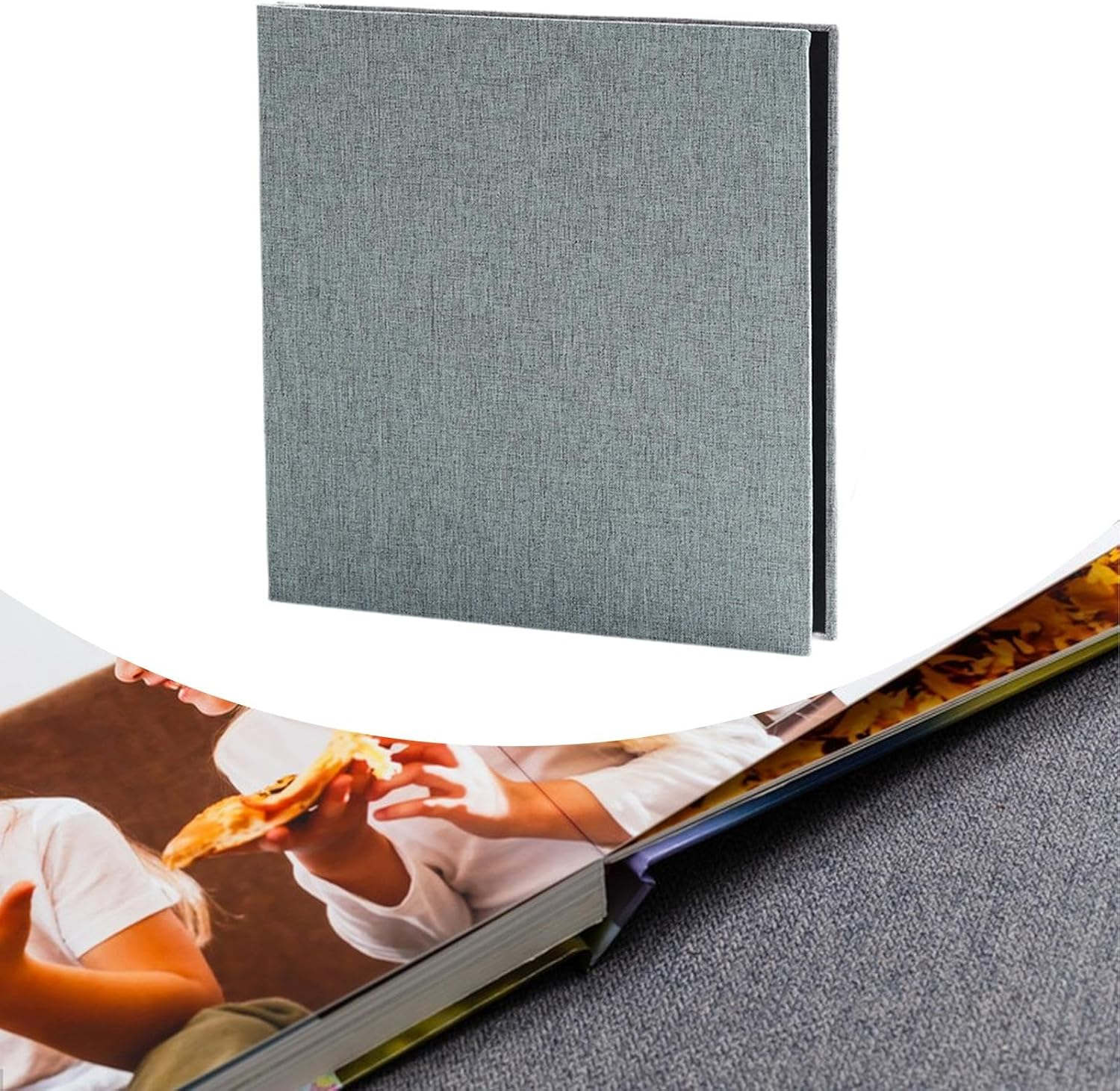 Memory Book for Photos and Scrapbooking for Events and Celebrations, Gray image number 5