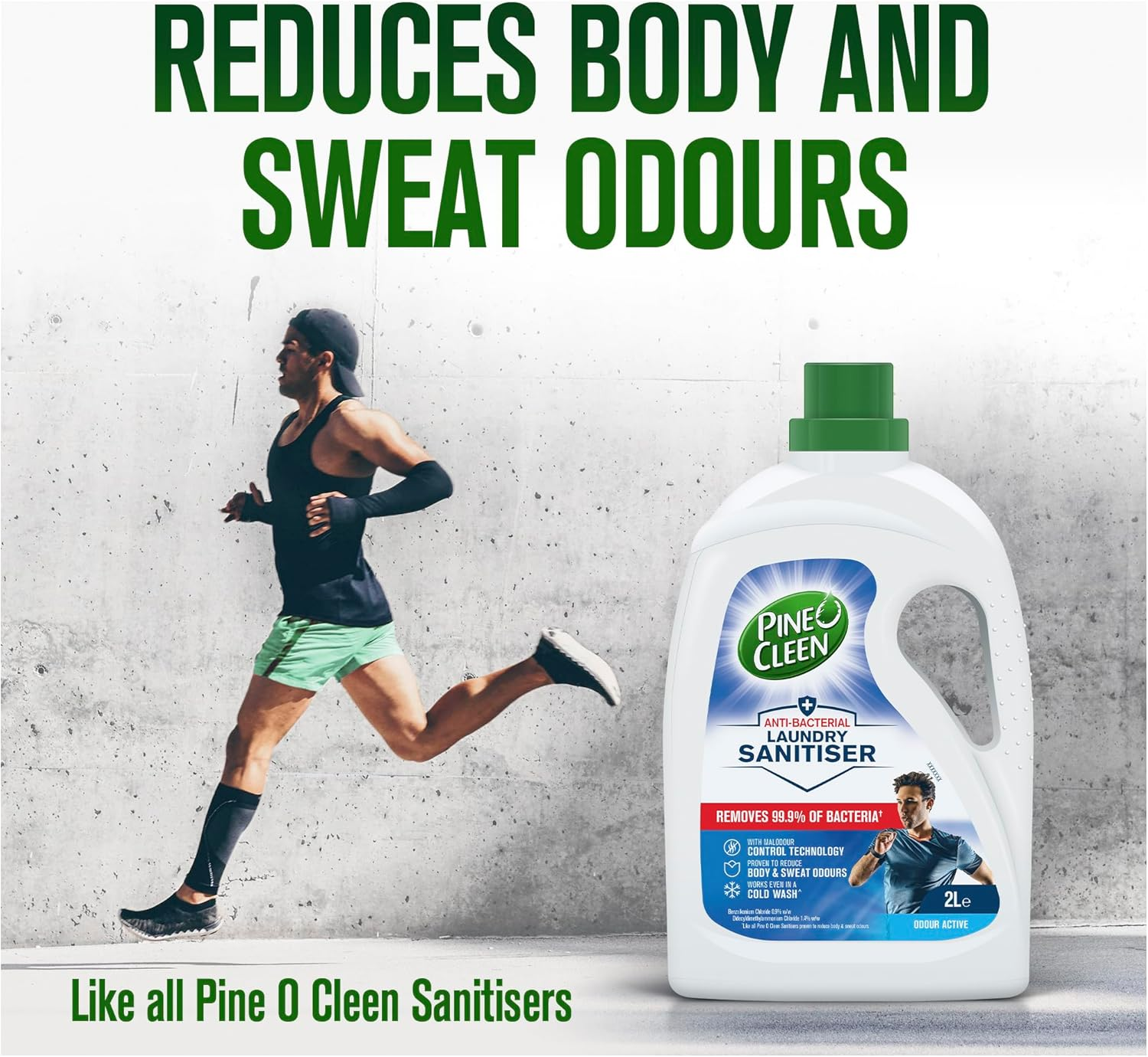 Pine O Cleen Laundry Sanitiser, Odour Active, 2L image number 6