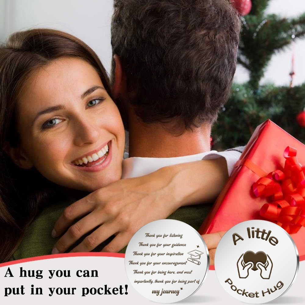 Pocket Hug Token Inspirational Gifts for Women Birthday Gifts for Women Men 2024 Graduation Gifts for Her Him Thank You Gifts for Mom Dad Girlfriend Boyfriend Best Friend Coworker Gifts for Men, I - Don'T Do image number 4