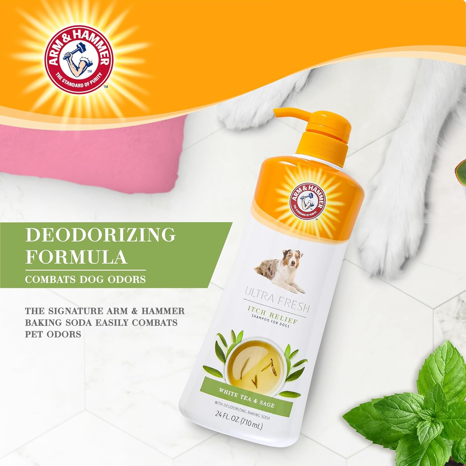 Arm & Hammer Ultra Fresh Itch Relief Shampoo with Oatmeal & Aloe Value Size with Pump 24Oz image number 4