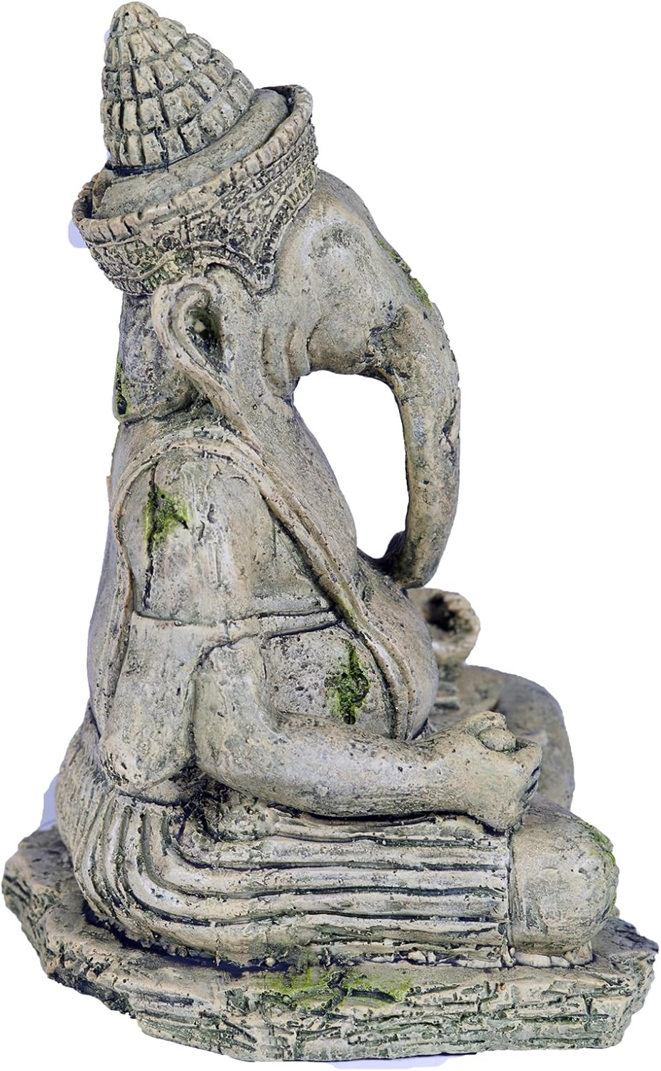 Pet Ting Ancient Statue of Ganesh Aquatic Ornament - Aquarium Decoration - Vivarium Decoration image number 1