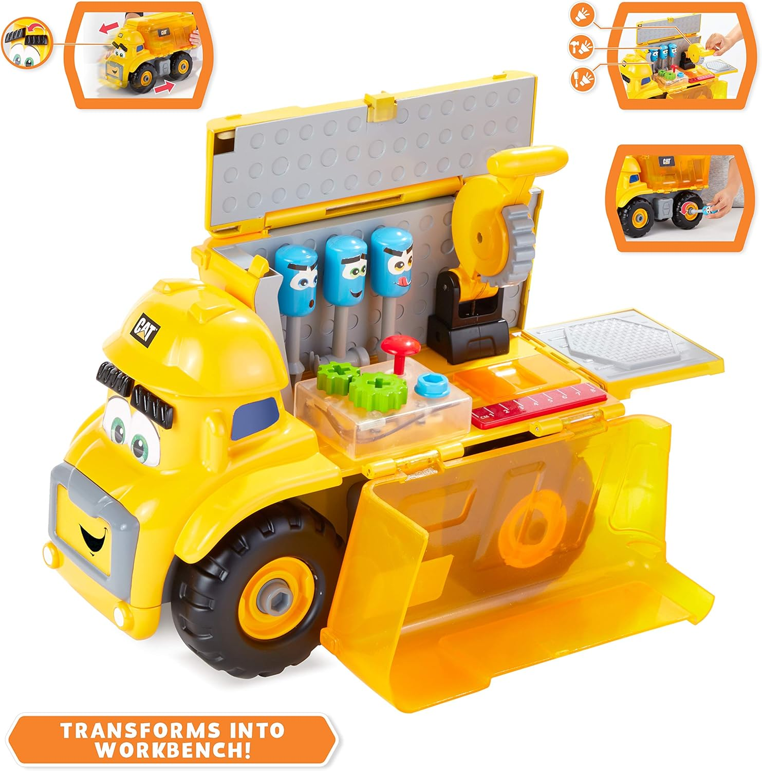 Cat Junior Crew Fix-It Phillip Truck Toy image number 1