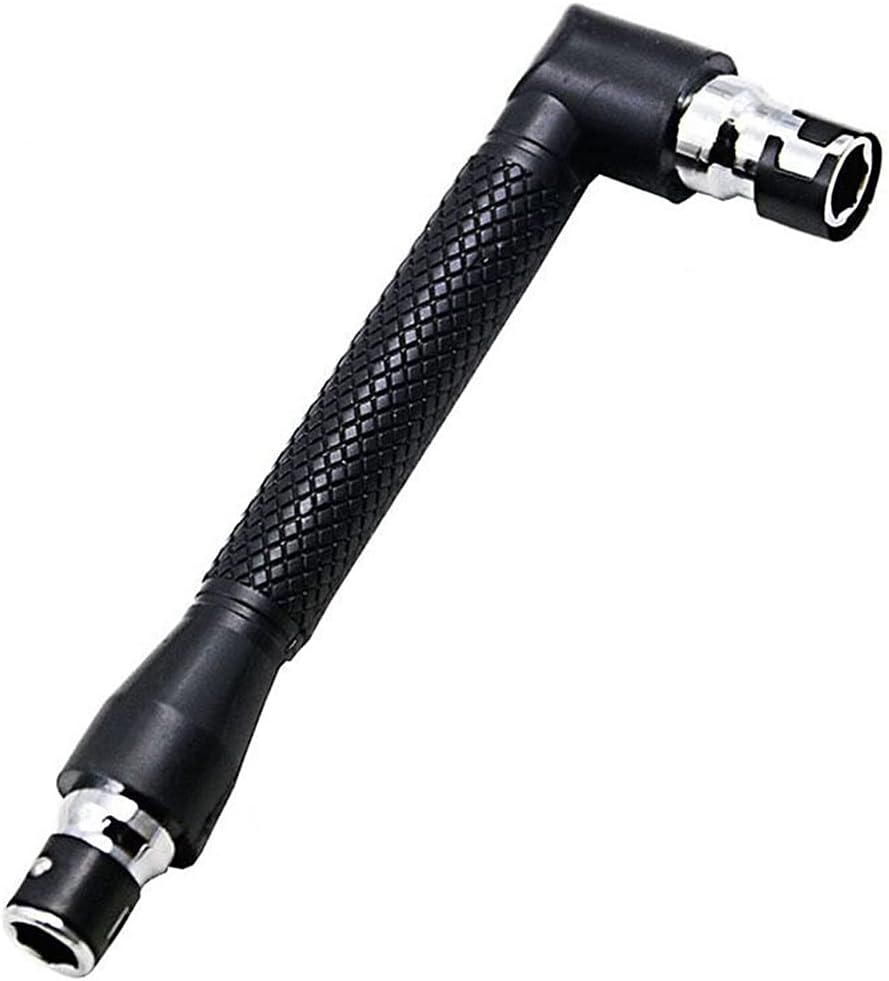 L-Shaped Hex Socket Wrench, 1/4-Inch Double-Headed L-Shaped Hex Socket Wrench/Screwdriver, Mini Screwdriver and Bit Se for Hand Tool Kit image number 1