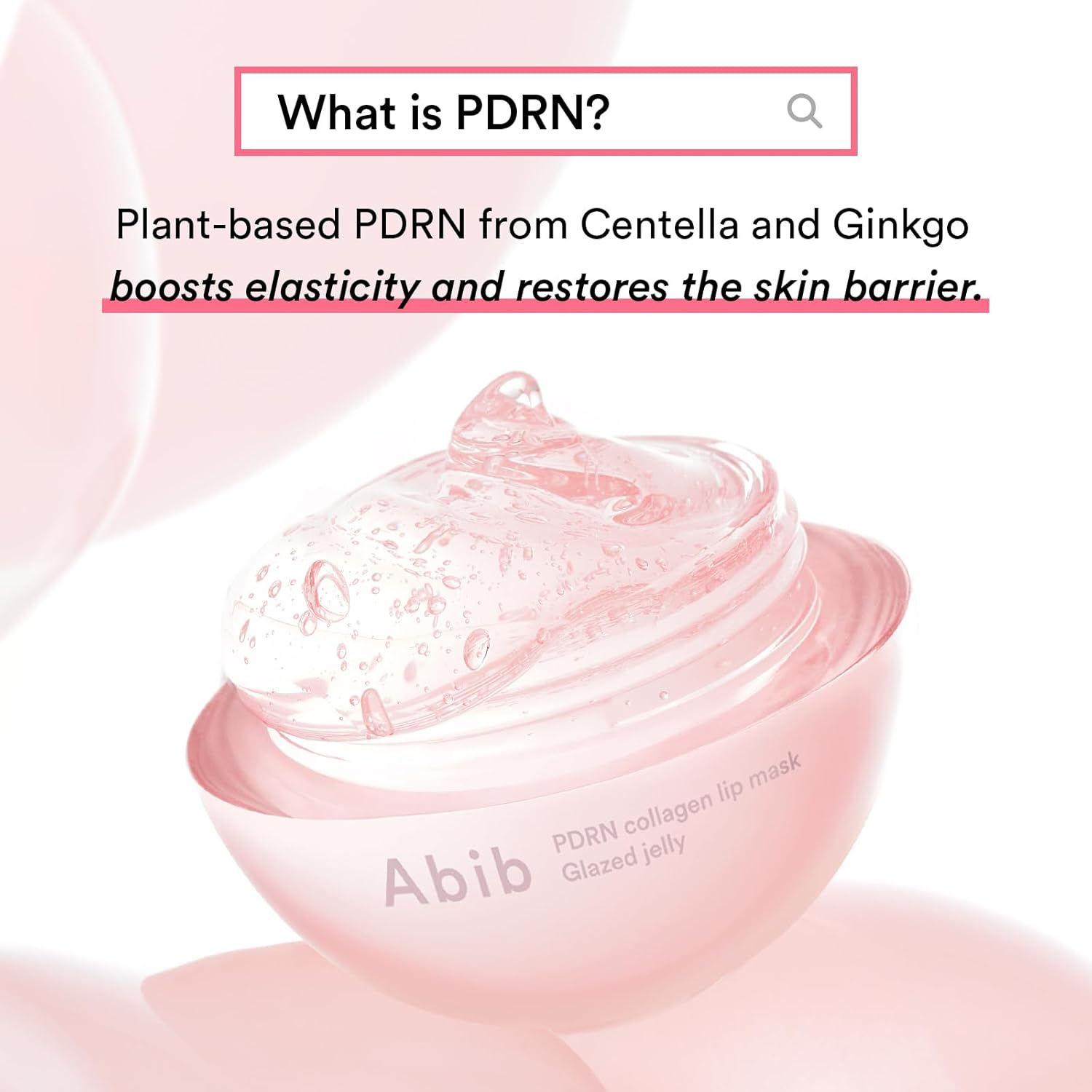 Abib PDRN Collagen Lip Mask Glazed Jelly 0.38 Fl Oz | Korean Lip Butter Balm Lipcerin Overnight Sleeping Mask Hydrating Care Moisturizer Treatment for Flakey, Dry Lips image number 4