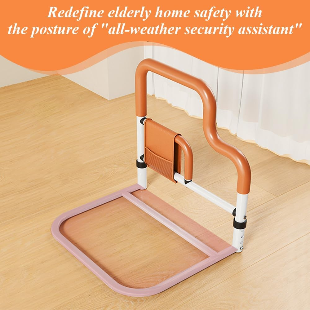 Elderly Adults Safety Bed Rails, Rising Assistance, Fall Prevention, Adjustable Height Pocket Bed Guard Rails, for Elderly and Pregnant Women image number 2
