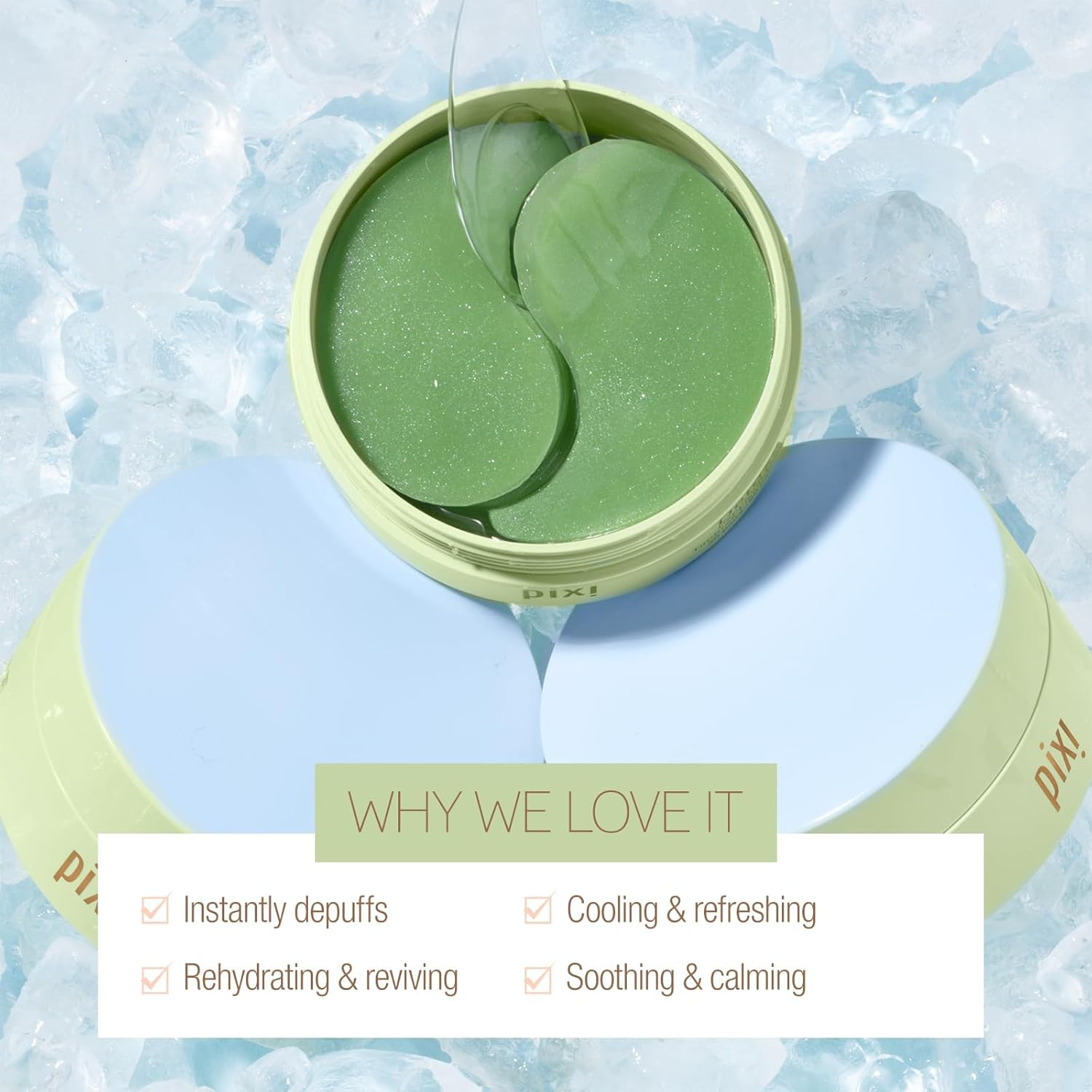 Pixi Detoxifeye Depuffing Hydrogel under Eye Patches 30 Pairs 60 Patches image number 5