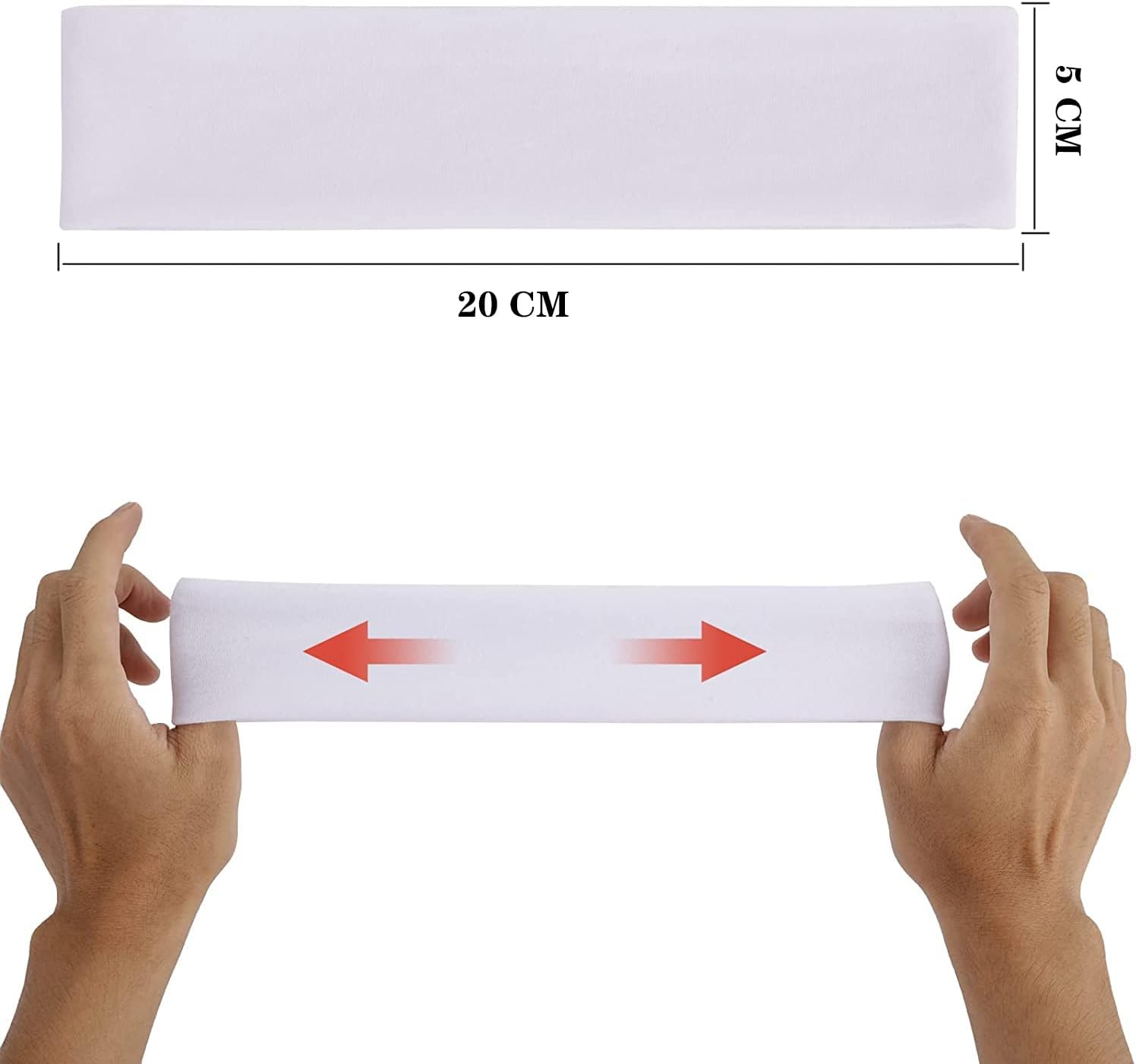 Witbicg Women'S Headbands, Sweatband, Forehead Sweatband, Head Sports Headband, Thin Sports Headband, Hair Band, Boys for Running, Cycling, Yoga, Elastic Moisture Wicking Pack of 6 image number 3