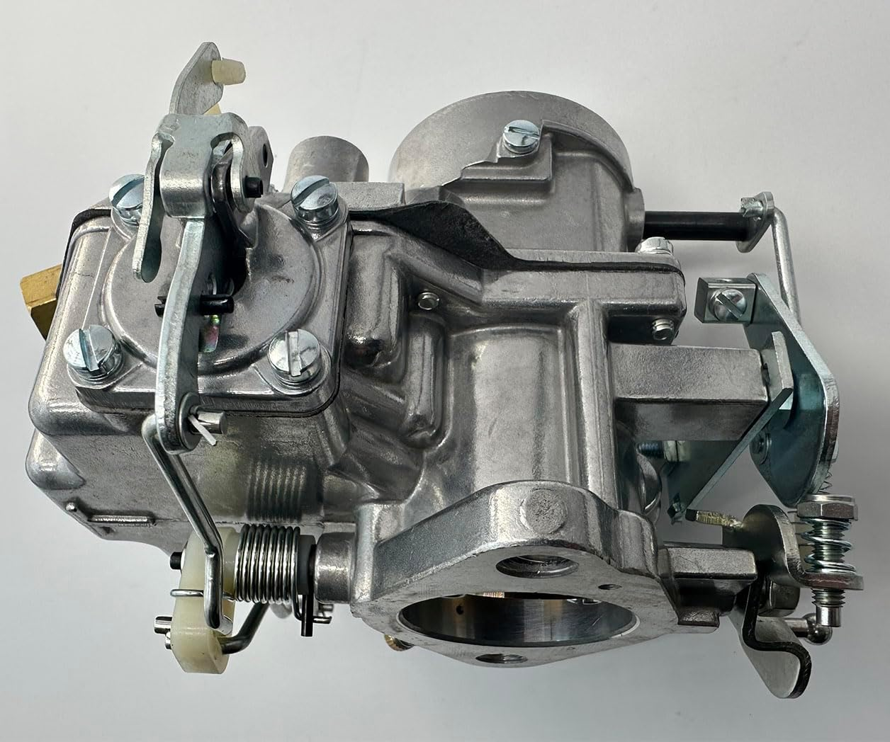 Autolite 1100 Carburetor Manual Choke for 1963-1968 Ford Mustang Falcon Mercury 170&200Ci Inline 6 Cylinder Automatic Transmission 1963 64 F100 Trucks V6 223" & 262".Passenger Side Mount Choke Cable image number 3