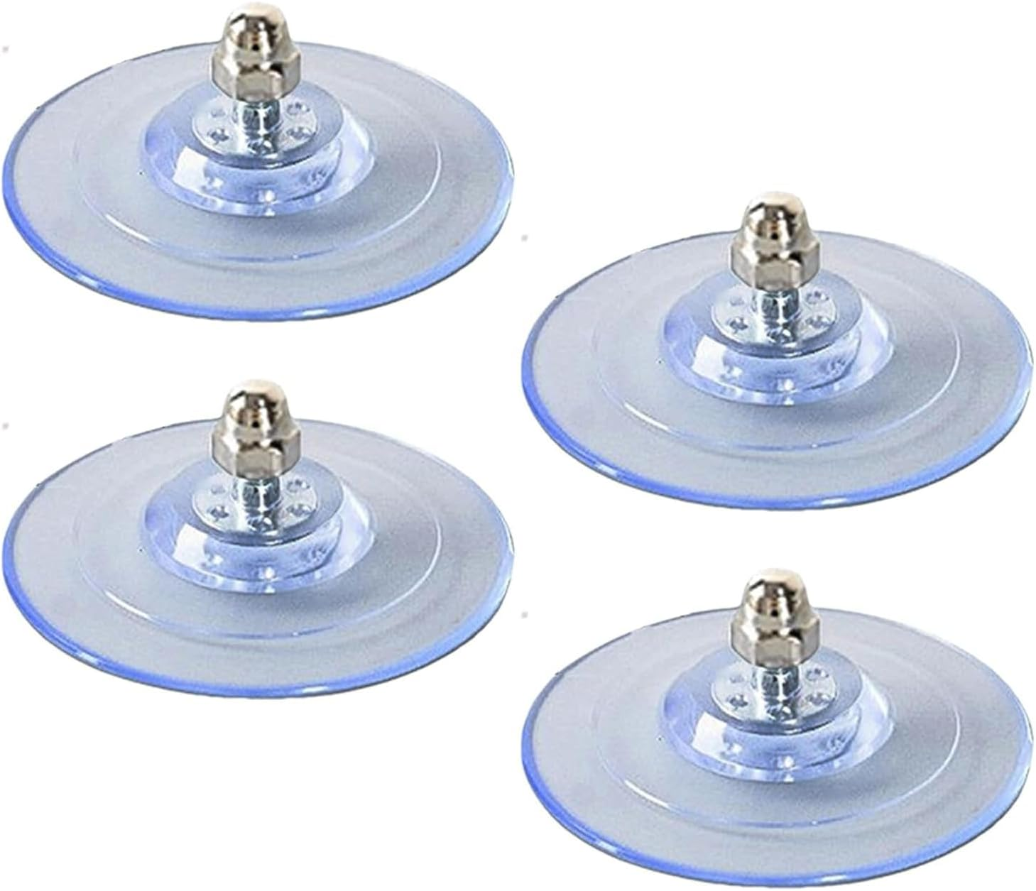 Fokmuaex Cat Window Perch Suction Cups (4PCS) - Heavy Duty Replacement Suction Cups with Screws for Foldable & Cordless Cat Window Hammock, Supports 20Kg, Strong Adhesive for Glass/Tile image number 4