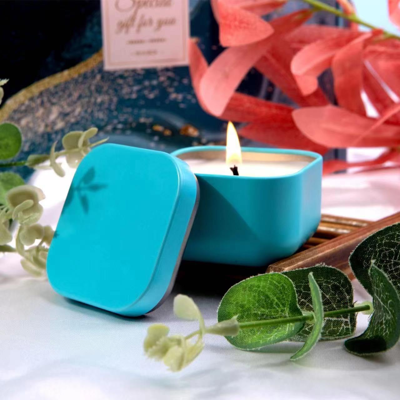 Gifts for Women, Birthday for Women, Gifts Basket for Friend Mom Grandma, Blue image number 2