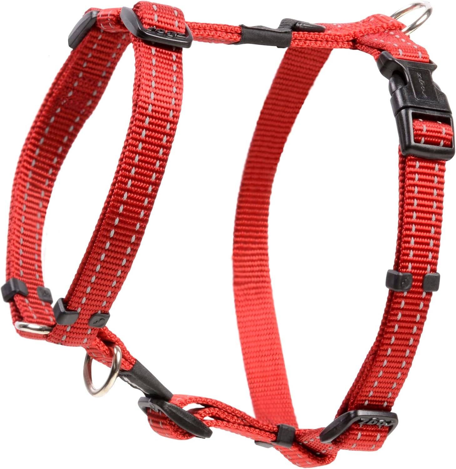 Rogz Utility Dog H-Harness, Red, Medium image number 1