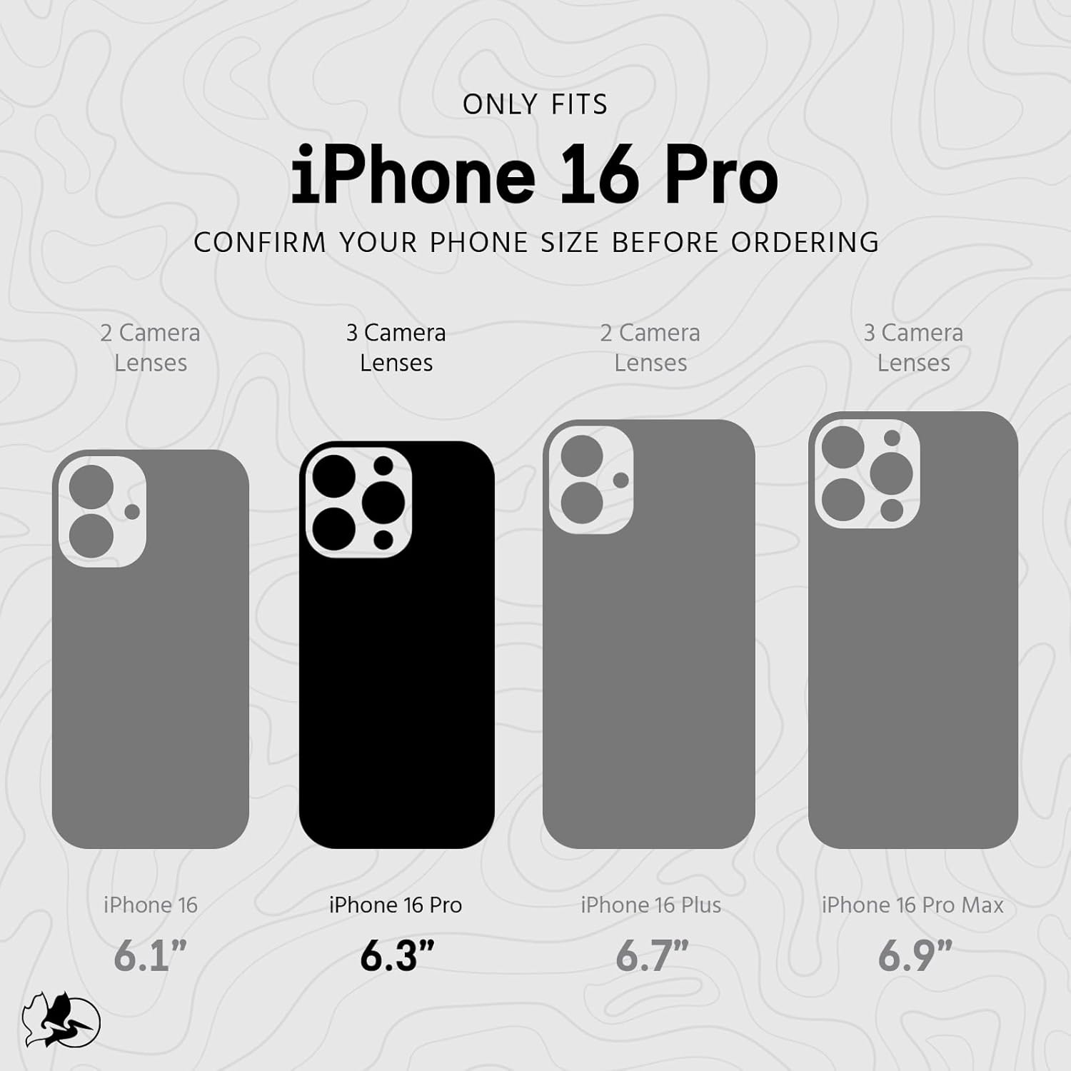 Pelican Voyager Iphone 16 Pro Case [Compatible with Magsafe] Rugged Phone Case W/ 18Ft Military-Grade Drop Protection - Heavy Duty Phone Cover W/Belt Clip Holster for Iphone 16 Pro - Black image number 6