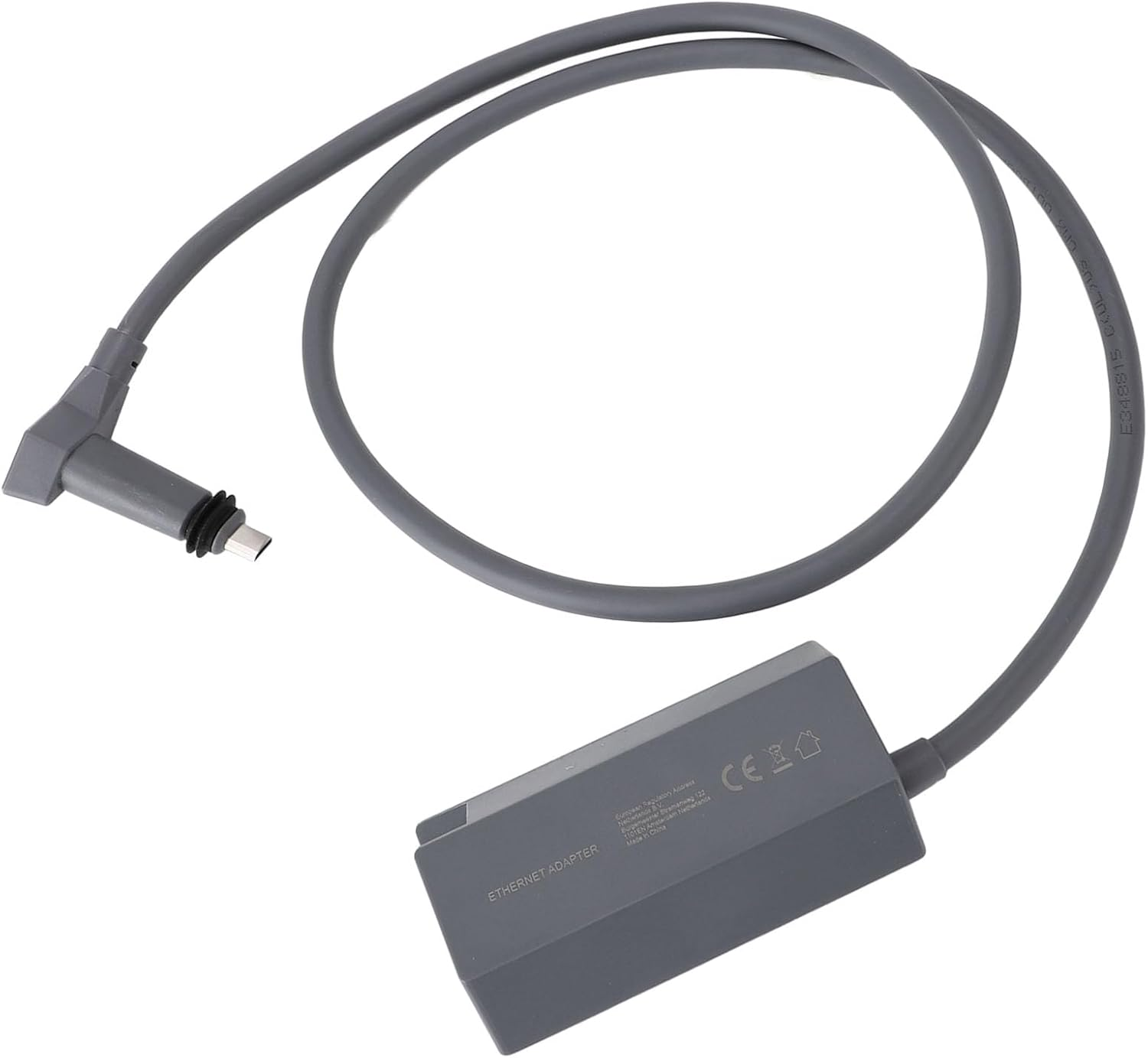 Ethernet Adapter, Satellite Internet Adapter, Rubber Satellite Internet Ethernet Adapter, Rectangle Satellite Ethernet Adapter Portable for Build Home Network,Office Network,Etc. image number 1