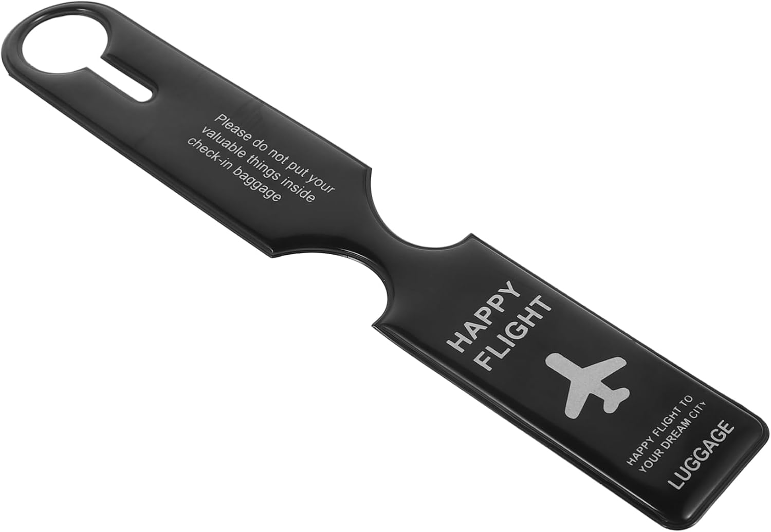 CATIEBYE 4Pcs PVC Luggage Tags Lightweight Travel Accessories for Easy Identification of Suitcases and Handbags Anti-Lost Labels image number 3