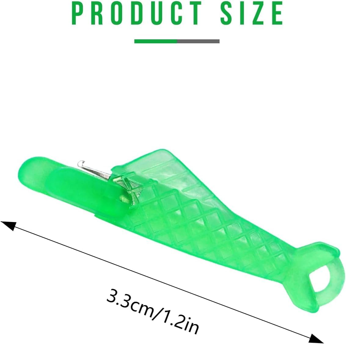 Fish Mouth Sewing Machine Needle Threader, 20Pcs Quick Sewing Machine Loop Fish Type Needle Threaders,Quick Sewing Machine Loop Needle Threaders Fish Type,Fish Type Needle Threader for Sewing, Large image number 4