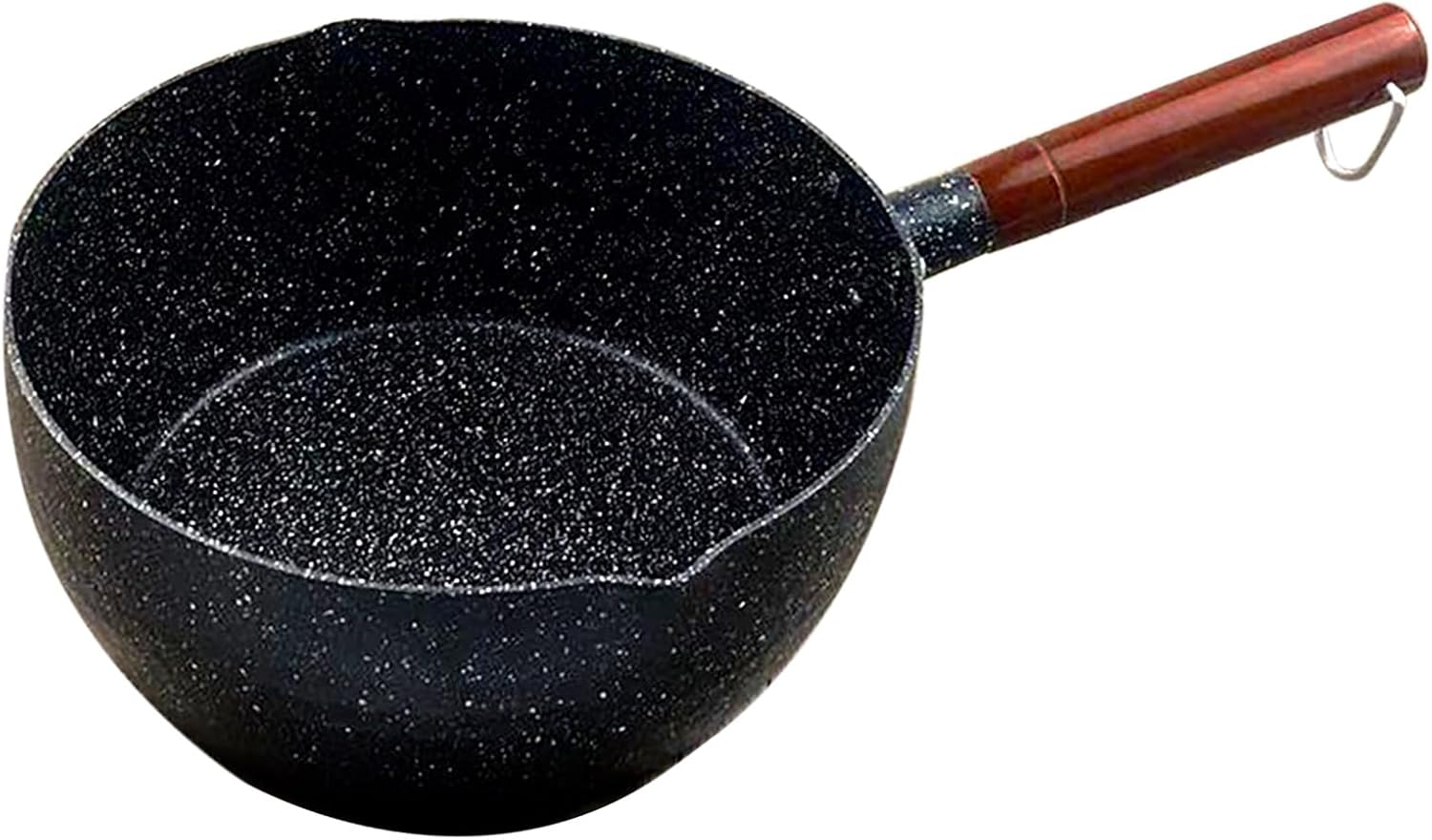 Nonstick Sauce Pot, Fine Workmanship Portable Nonstick Pot Multifunctional for Noodles for Gas (20Cm / 7.9In) image number 2