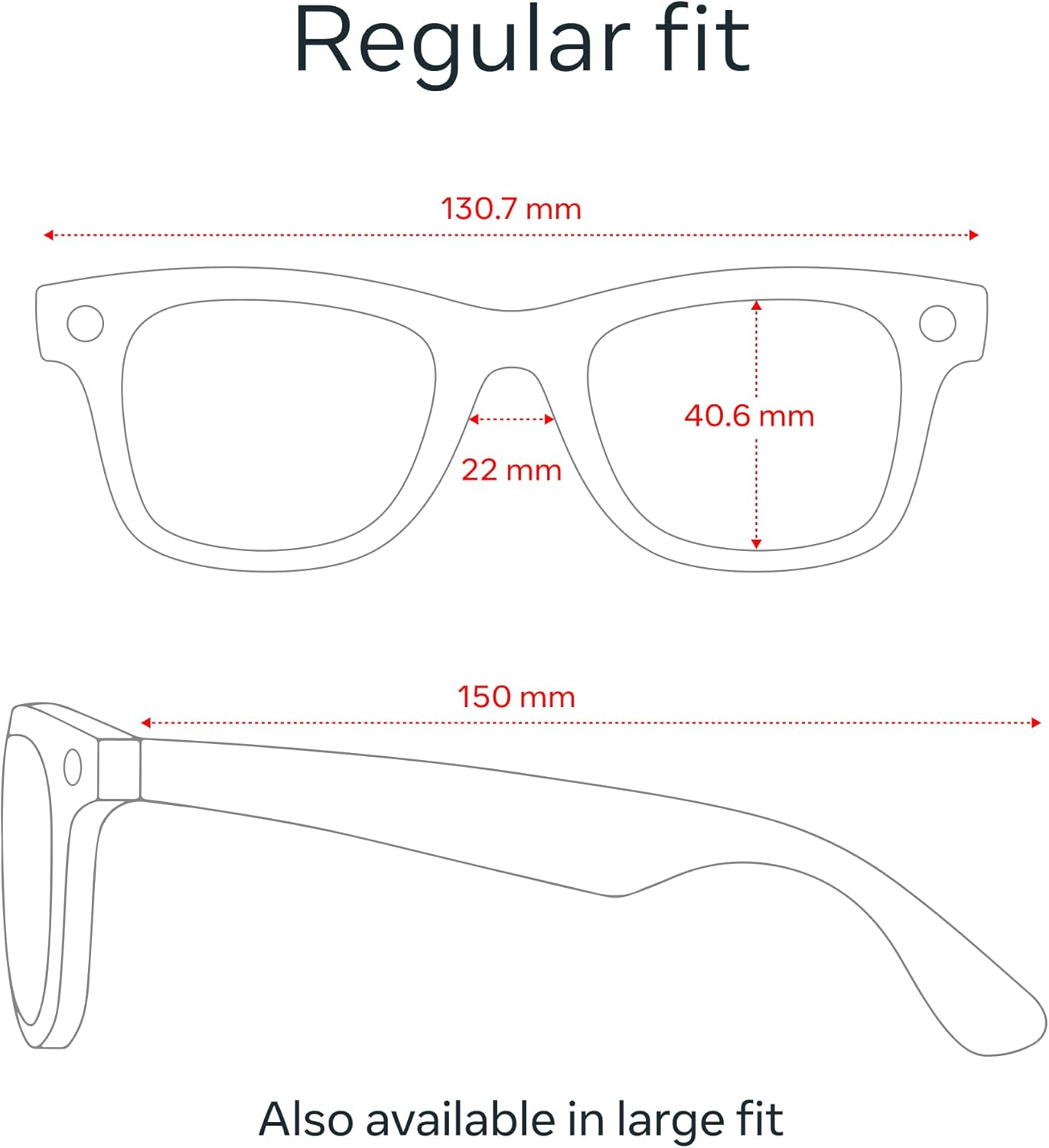Ray-Ban Meta Wayfarer Glasses with Meta AI - Black/Transitions image number 3