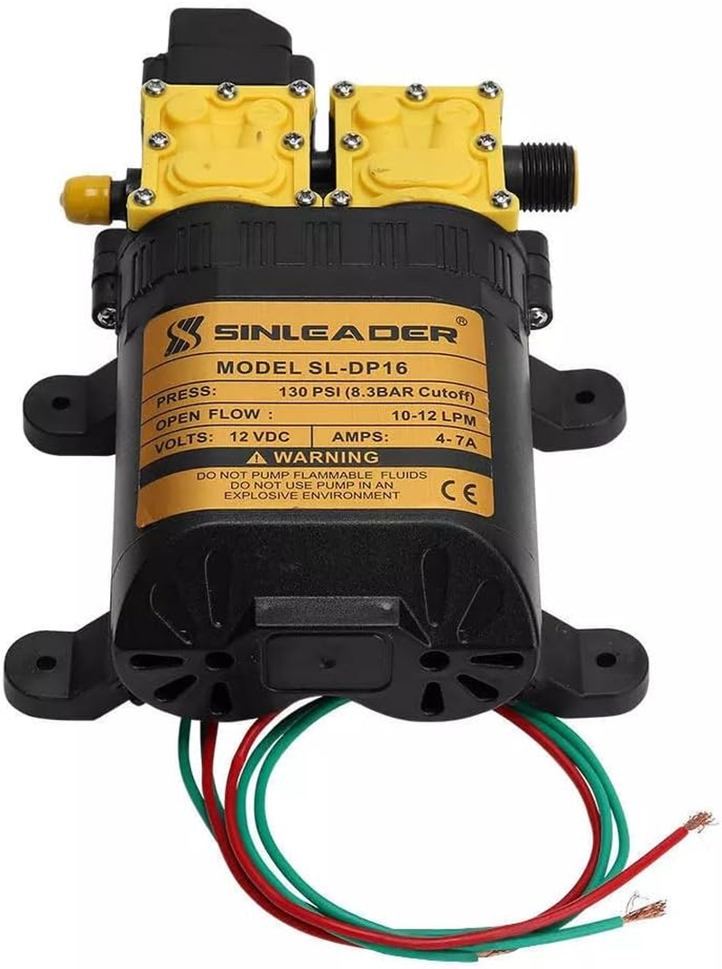 Youngly 12LPM Caravan 12V Water Pump 130PSI High Pressure Self-Priming Camping Boat Farm image number 6