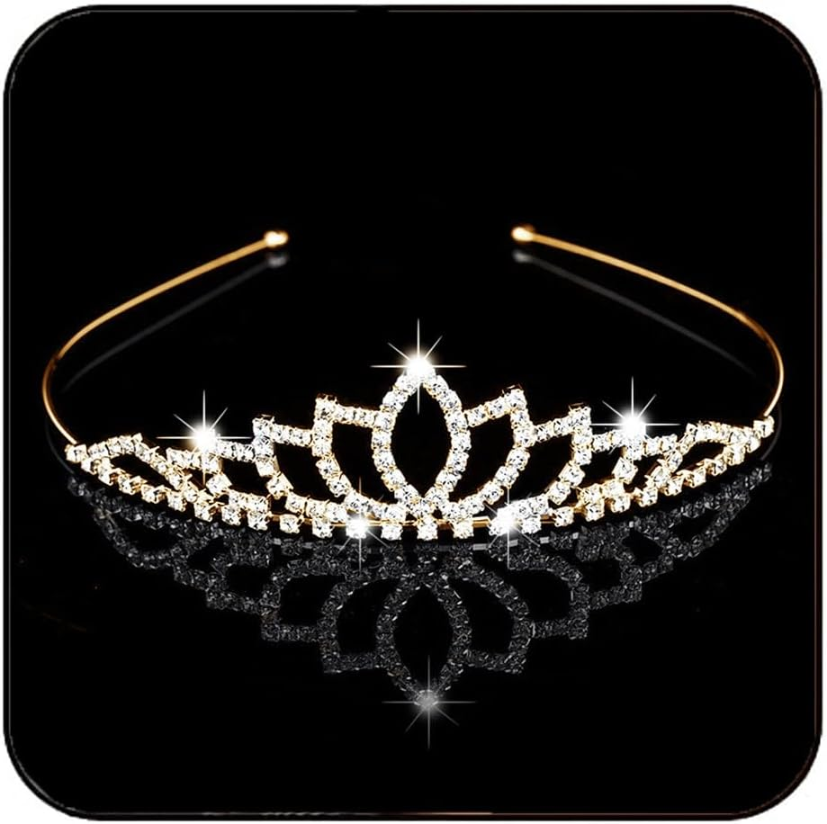Kilshye Silver Girls Crowns Princess Tiaras Rhinestone Wedding Tiara Birthday Prom Crown Hair Accessories for Girl and Women
