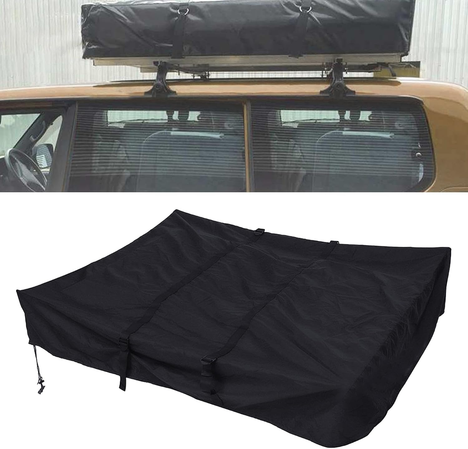 Okiyakusama Car Roof Top Rack Cover Car Roof Luggage Box Cover Men SUV Protective Cargo Carrier Cover Car Roof Storage Cover image number 1