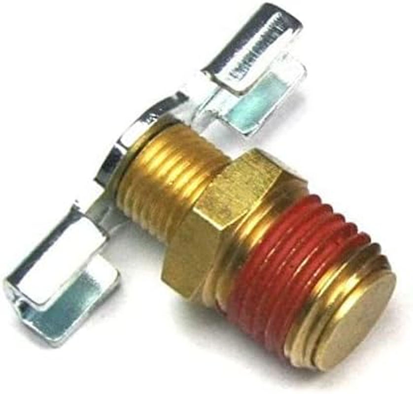 All Tool Depot Air Compressor Drain Valve Replacement for Craftsman Petcock 072-0001, 072-0006 (1-Pack)