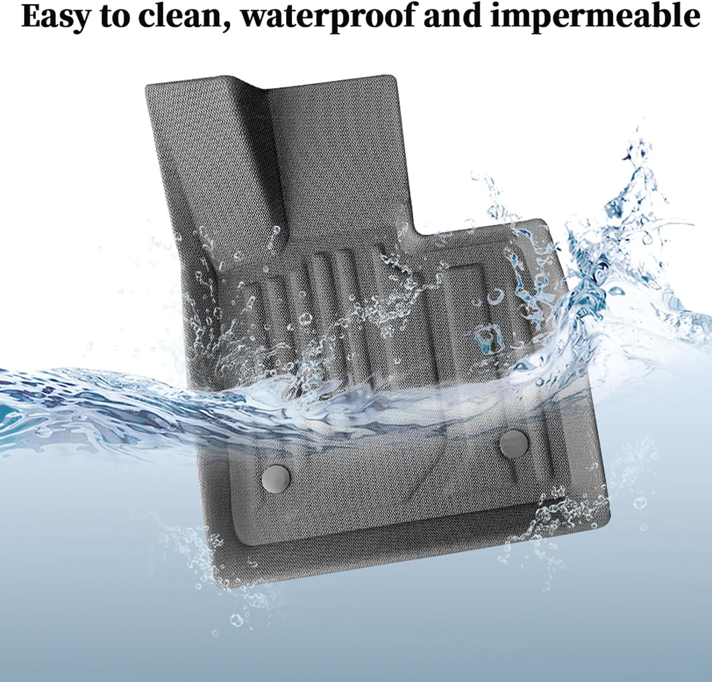 For BYD Sealion6 2025-2026 XPE 3D Floor Mats and Trunk Mats and Second Row Seat Back Mat Durable Noise-Reducing Rubber High Performance Waterproof Wrinkle Resistant and anti Slip(Au RHD 6 PCS) image number 6