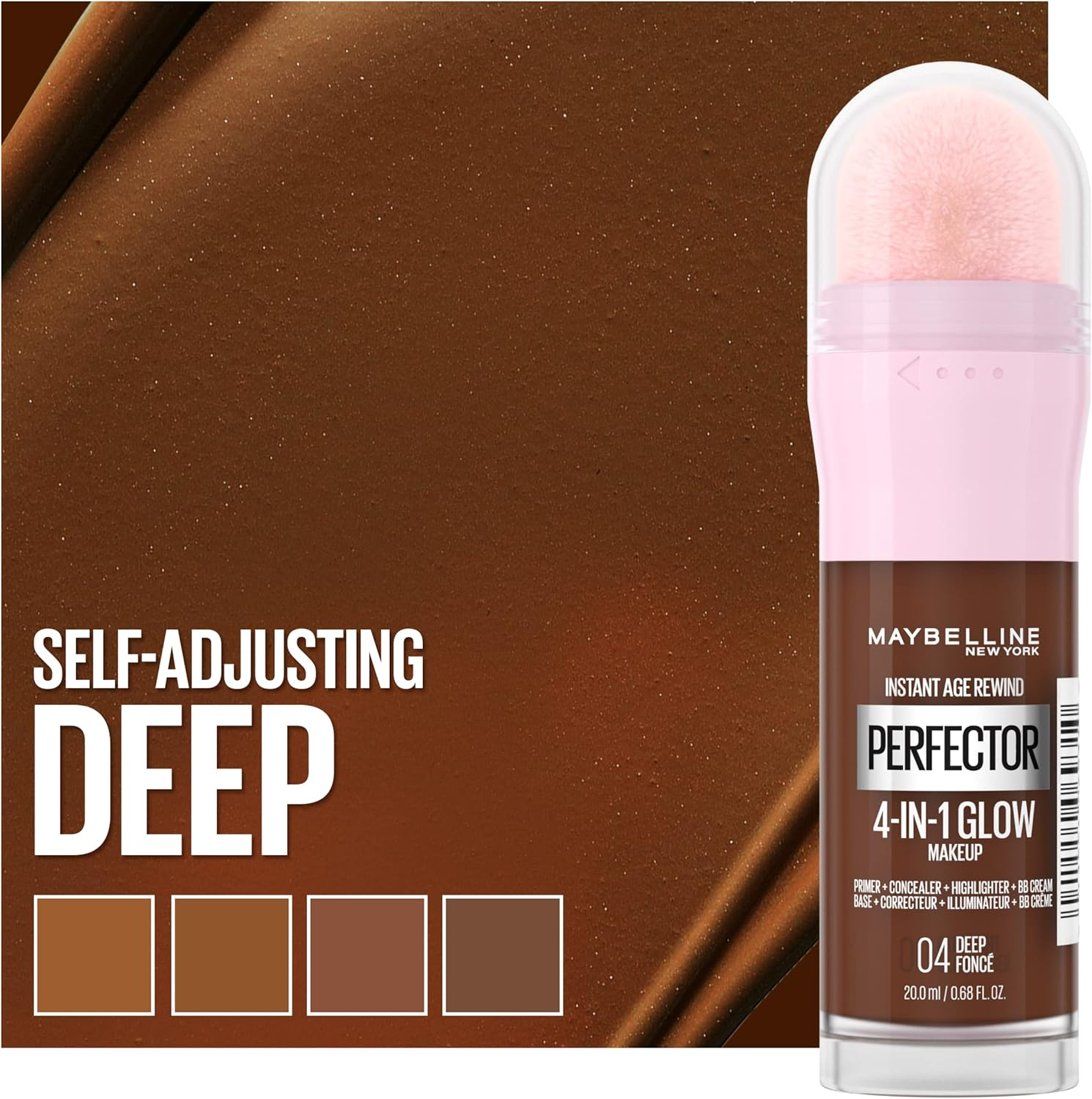 Maybelline New York York Instant Perfector 4-In-1 Glow Foundation Makeup in Deep