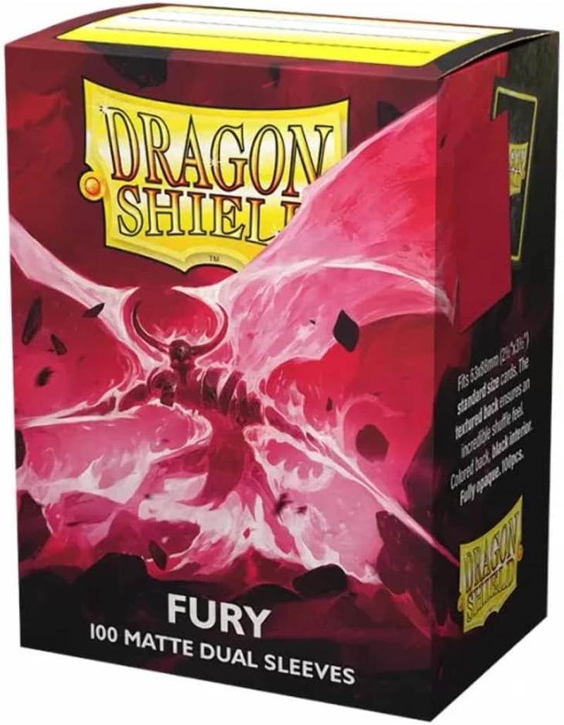 Dragon Shield Matte Dual Card Sleeves 100-Pieces, Standard Size, Fury - Ember image number 2