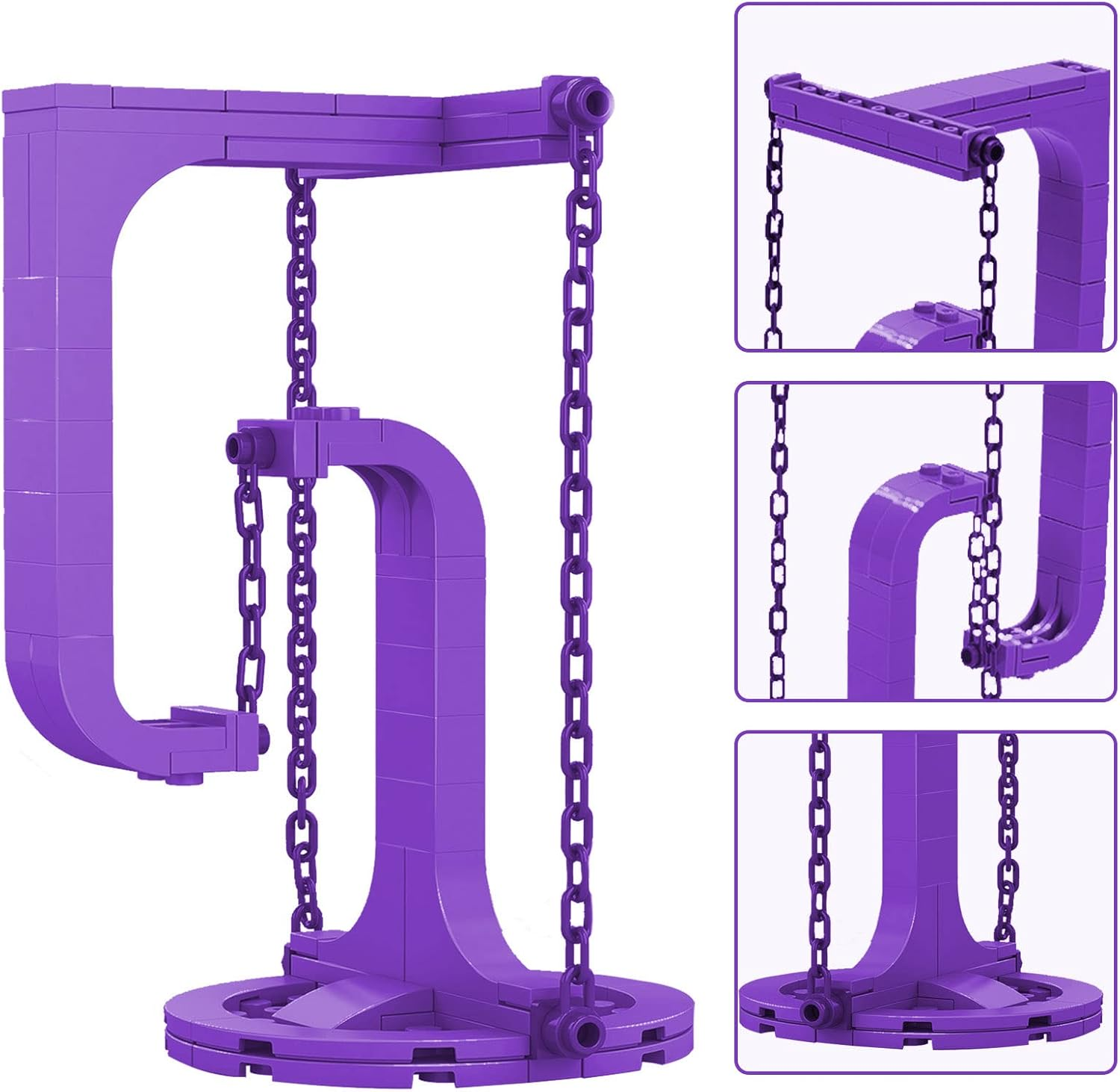 WINNER SPACE Tensegrity Structure Building Blocks Toys,Stem Creative Construction Tensegrity Building Set,Ideas Frame Model Kids Toys,Learning & Education Toy for Boys and Girls,Kids (66 Pcs,Purple) image number 5