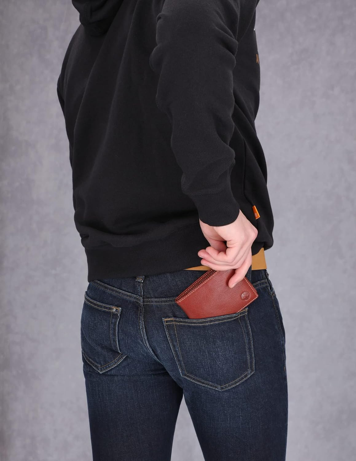 Timberland Men'S Genuine Leather Passcase Security RFID Wallet image number 3