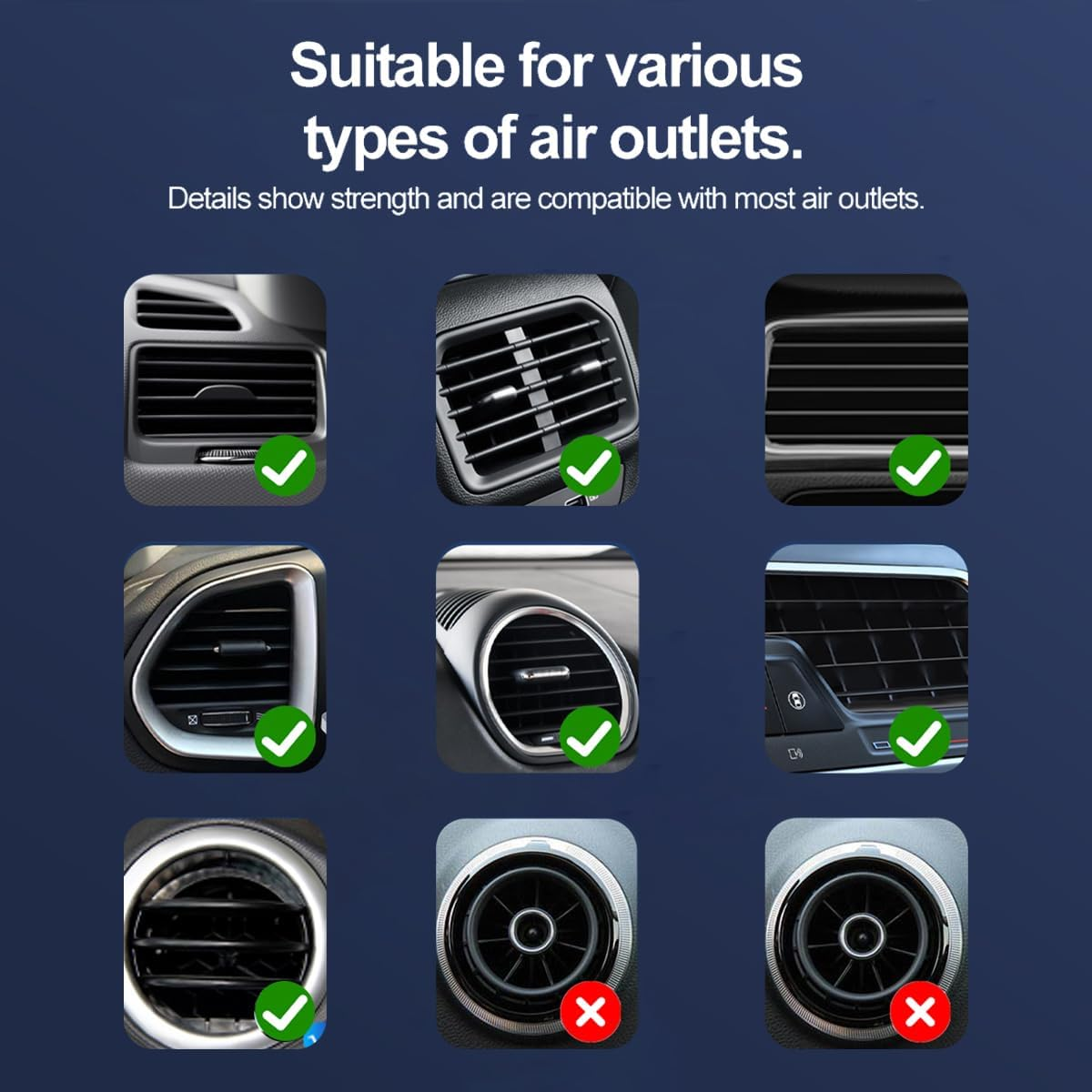 For Magsafe Car Mount Charger, 15W Fast Charging Magnetic Wireless Car Charger, Magnetic Phone Mount Holder for Magsafe Charger Car Phone Holder Vent Fits Iphone 15 14 13 12 image number 2