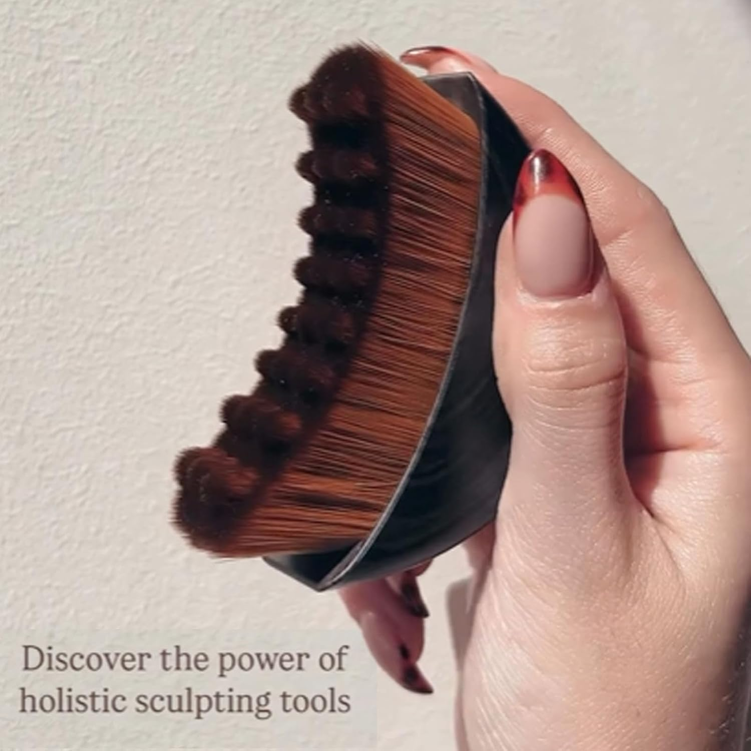 Lymphatic Contour Face Brush, Dry Brushing Face Brush, Chin & Jawline Sculpting, Ergonomically Designed to Fit the Skin Precisely (2PCS) image number 3