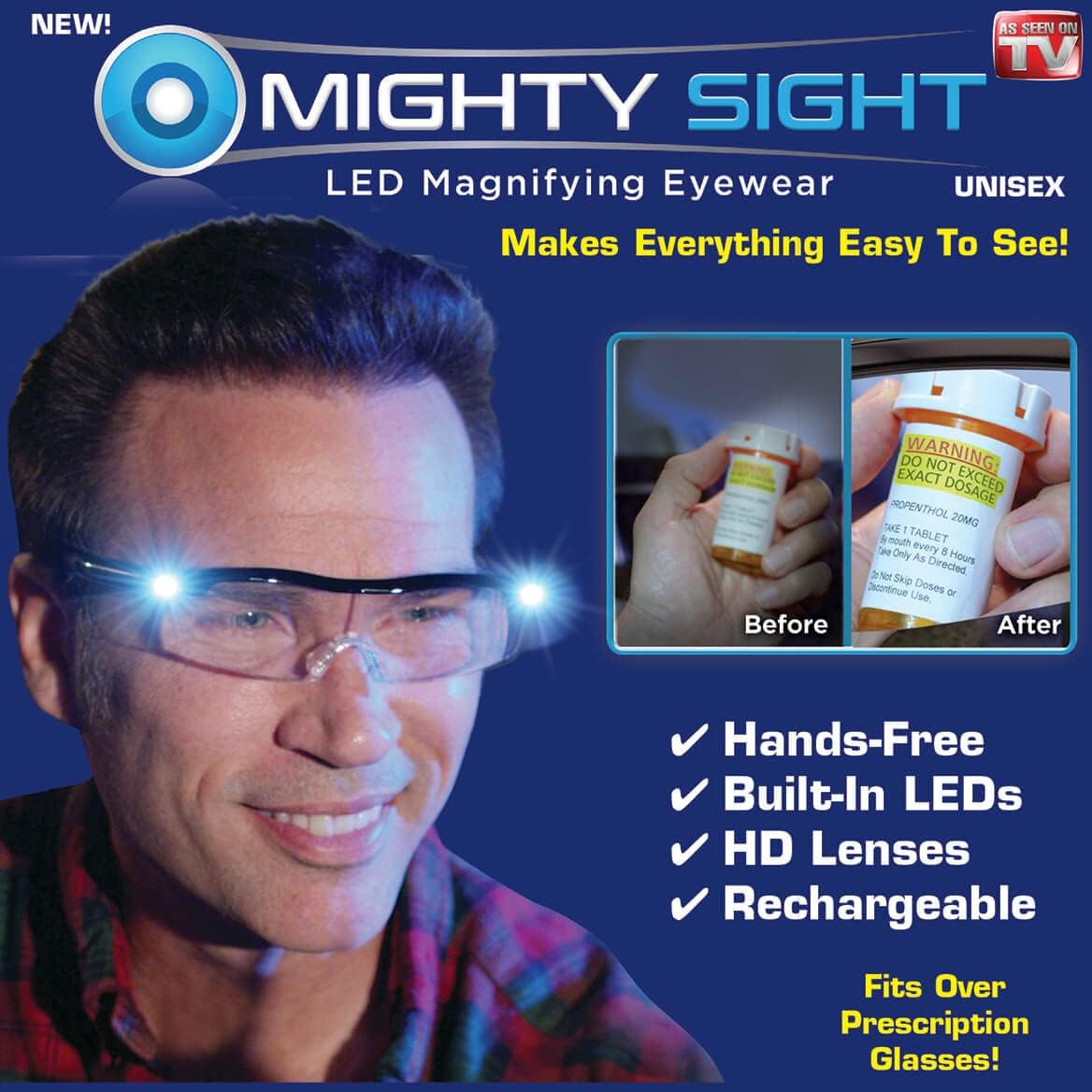 Ontel Mighty Sight Led Magnifying Eyewear image number 6
