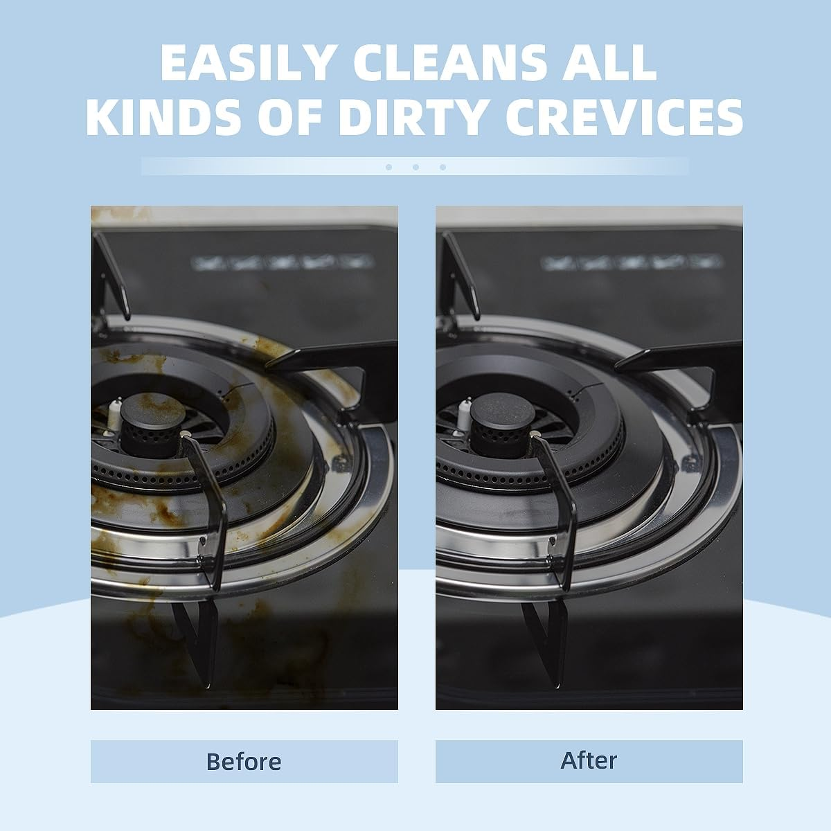 TQRR 3Pcs Hard Bristle Crevice Cleaning Brush - Multifunctional Gap Cleaning Brush, Cleaning Tools for Household Use, Home, Kitchen, Bathroom, Window, Vehicle, Faucets, Toilet, Grout (3) image number 3