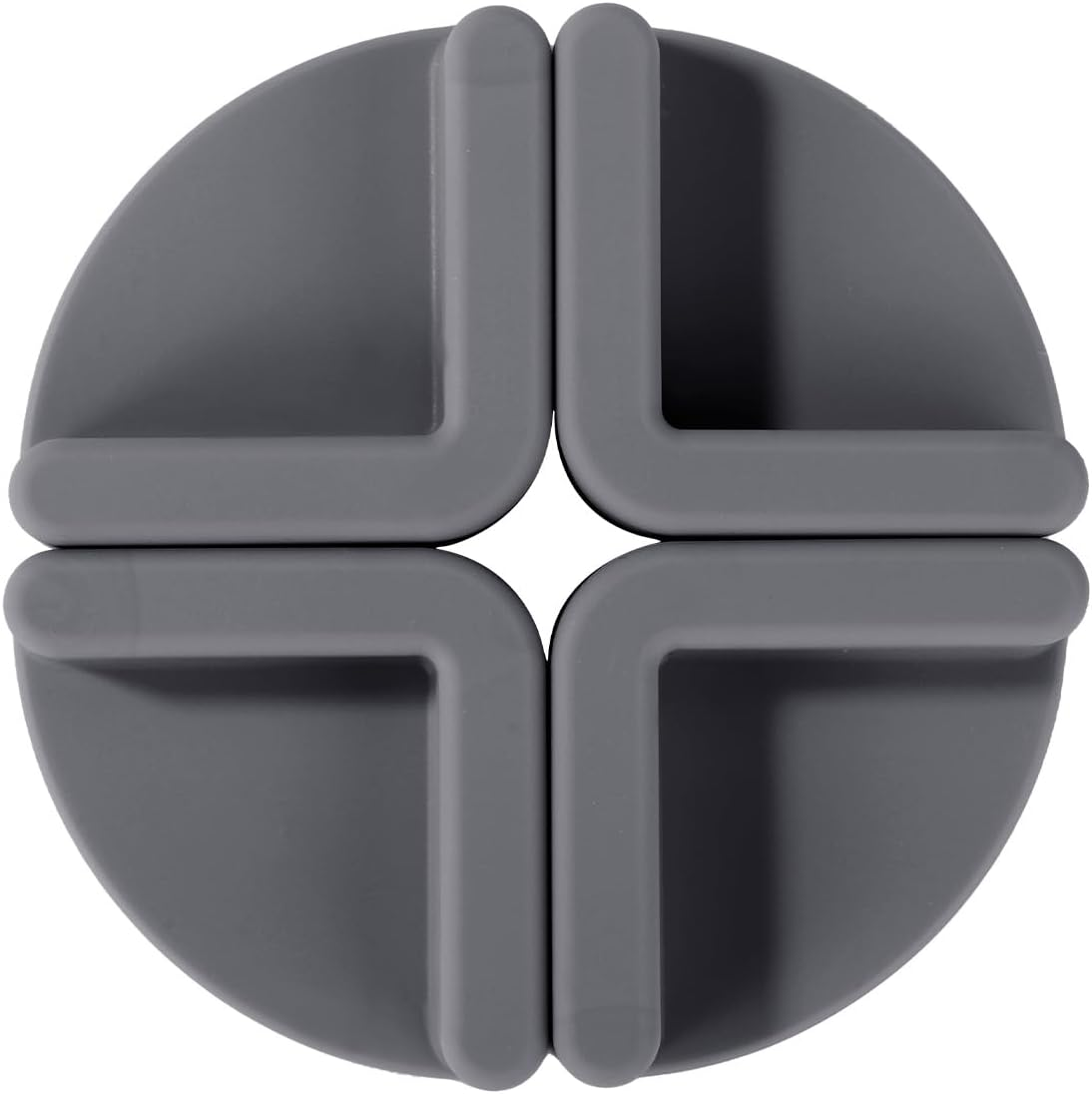 4Pcs Silicone Non-Slip Cutting Board Feet, Removable & Shock-Absorbent Cutting Board Stabilizer Pads for Kitchen Countertop Protection Secure Chopping Housewarming Gift image number 3