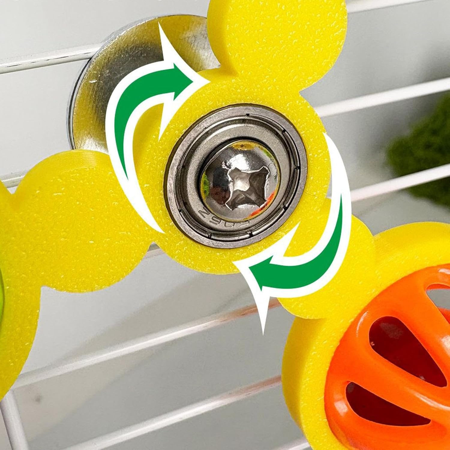 Bird Toys for Parrots, Parakeet Rotating Ball for Bird Cage, Interactive Toys Cockatiel Stimulation for Exercise Boredom Relieving Play Stimulation Macaw Cockatoo Pet Owners