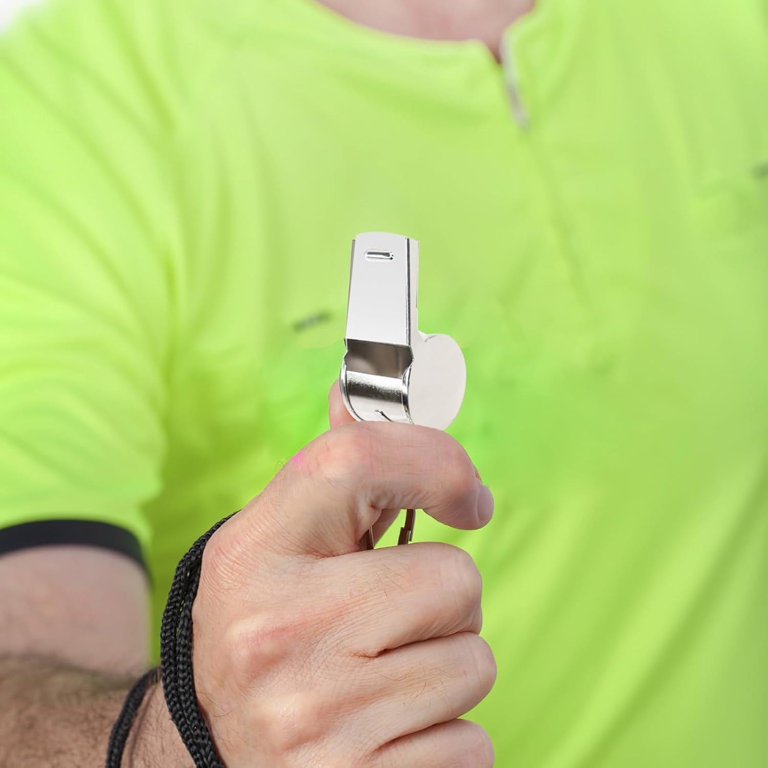 Koceci 8 Pack Whistles, Coach Whistles for Adults, Stainless Steel Referee, Sports Whistle with Lanyard, Metal Whistle Emergency for Polices Adults Teachers Students Outdoor Sports image number 5