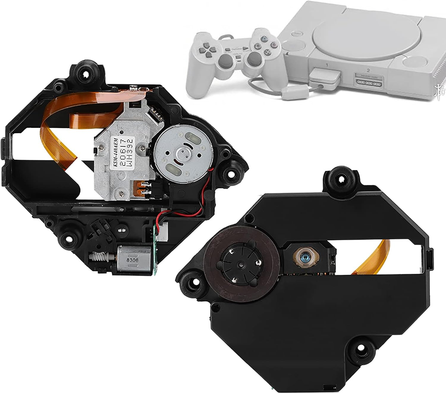 Laser Lens, Lens Compatible Wear Resistance Replacement Optical Laser Lens for PS1 KSM 440AEM Game Console image number 3