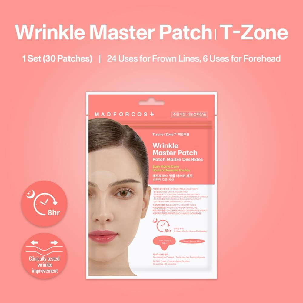 Hydrolyzed Collagen Overnight Wrinkle Patches for Elevens, Korean Skincare (32 Patches) image number 5