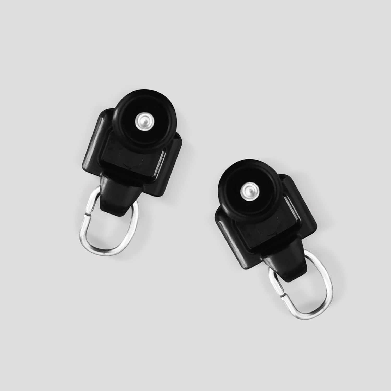 Hoeflife Curtain Track Ceiling Mount Heavy Duty Sliding Curtains Tracks Rails Rod System Room Divider with Clips 6-9Ft White