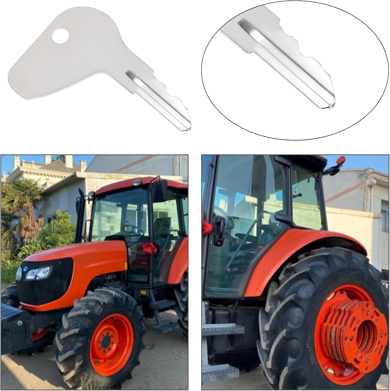 SG Store 5Pcs Tractor Ignition Switch Key 32412 H32412 35260-31852 Compatible with Kubota L G M Series Compatible with Mahindra Mitsubishi