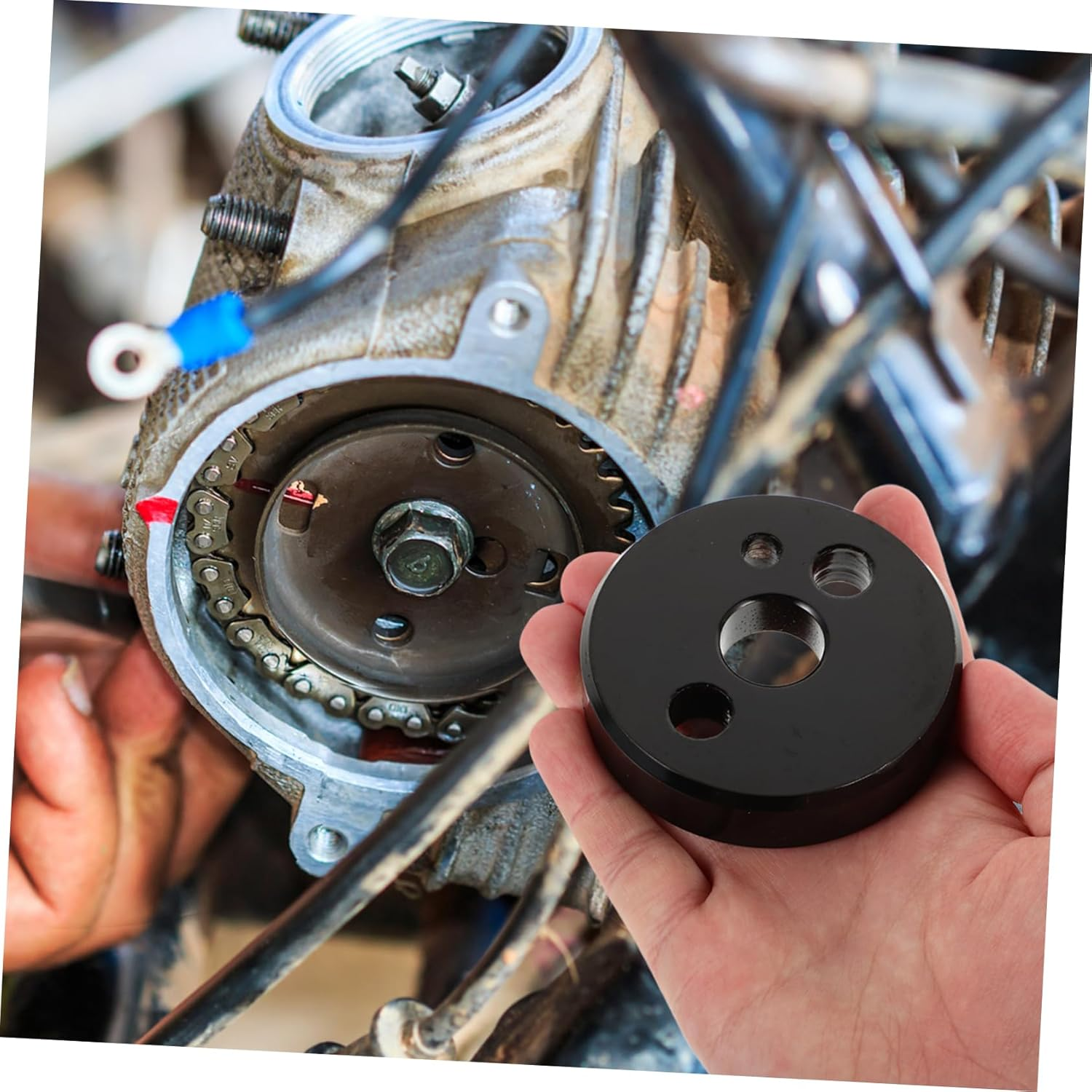 TINEASUR Crankshaft Seal Installer Tool Kit Automotive Snap Tools for Engine Maintenance Compatible image number 1