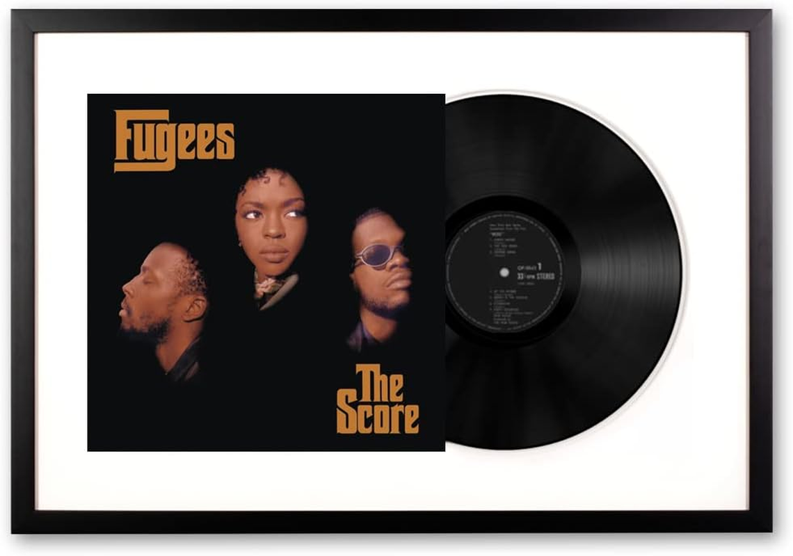 Vinyl Art Fugees the Score Memorabilia Framed image number 1