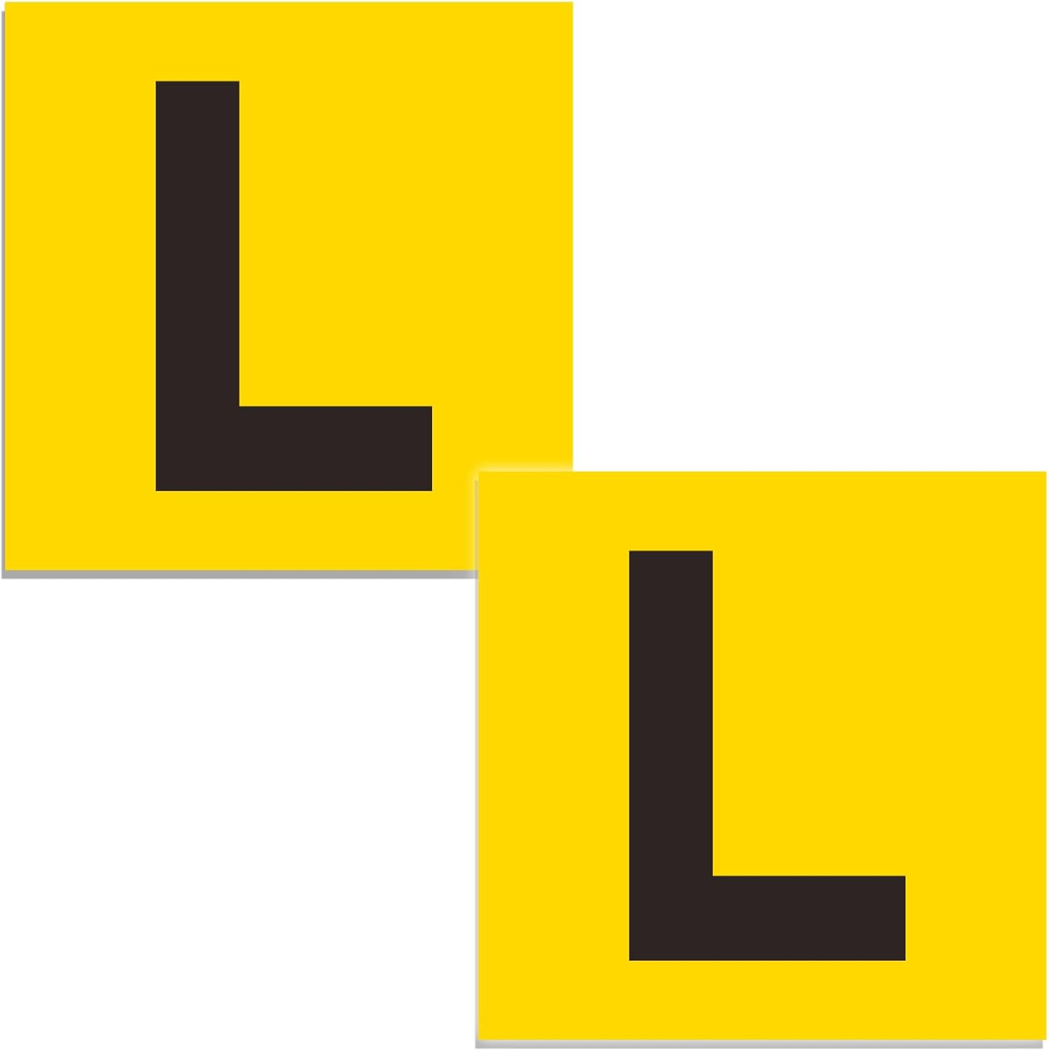 Viiotu 2 Pcs Magnetic Learner Driver Plates,Red Green P and L Plates with Magnetic for Learning Learner Driver Car Licence Australia (Red P)