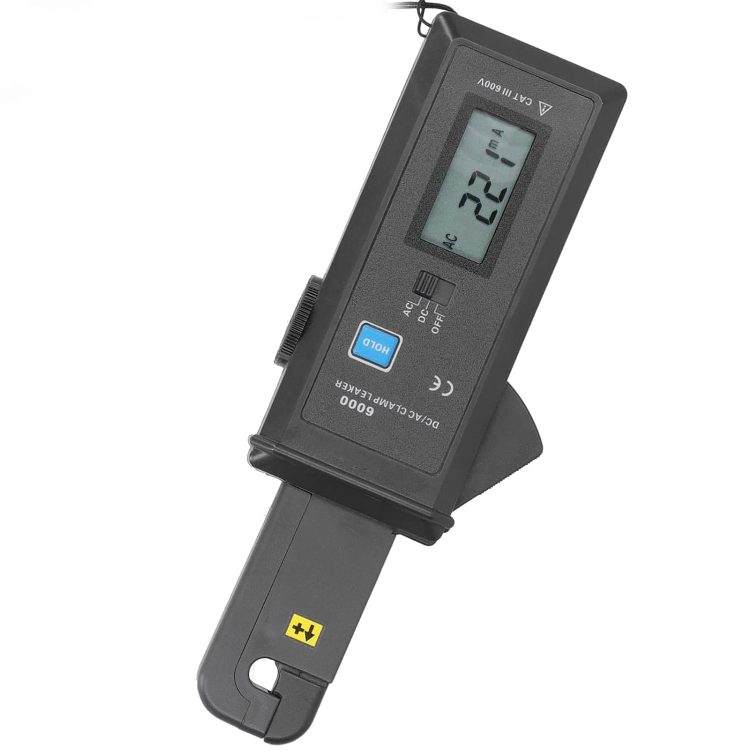 ETCR6000 Clamp Leaker Leakage Current Tester, Digital Clamp Meter with Overflow Display Automatic Shutdown with USB Interface image number 2