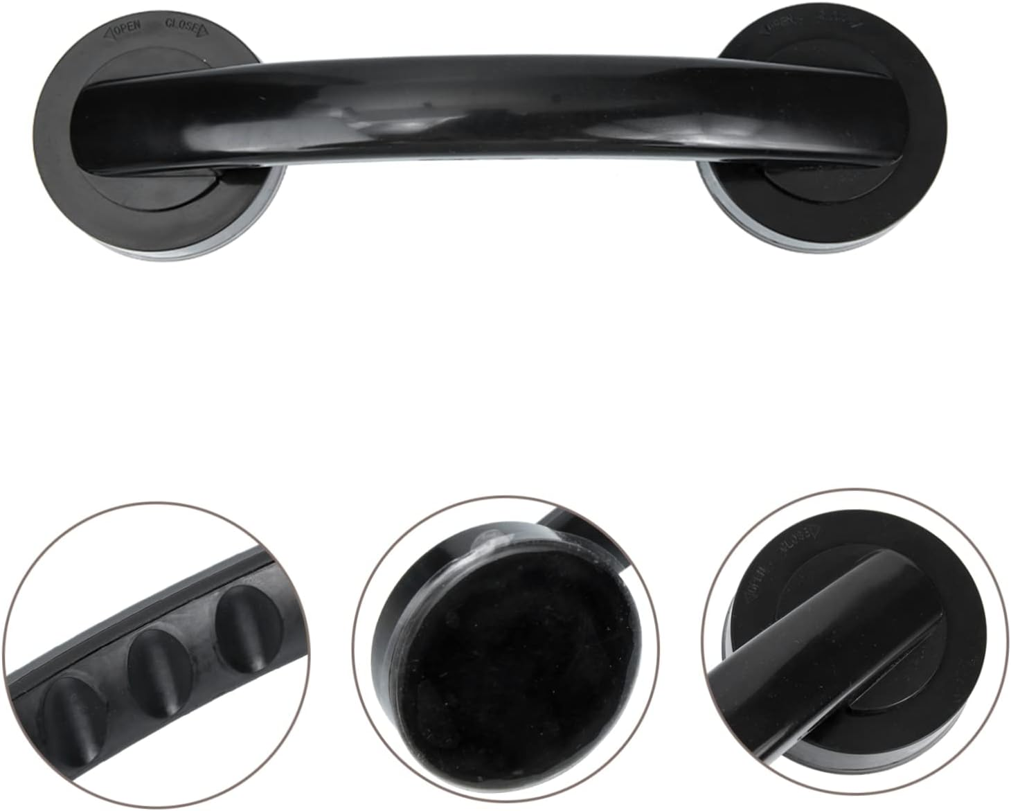 Punch-Free Grab Bar for Bathroom Adhesive Handle for Seniors and Disabled Easy Install Glass Door Knob Suitable for Showers and Cabinets image number 1