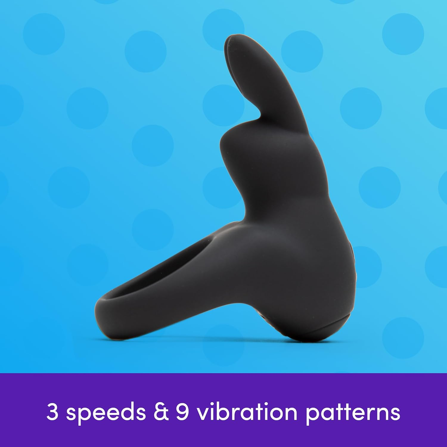Lovehoney Vibrating Cock Ring for Men | Silicone Stretchy Penis Ring Sex Toys for Couples | 12 Modes Rabbit Clitoral Stimulator | Waterproof & Rechargeable Male Adult Toy Erection Pleasure Enhancer image number 2