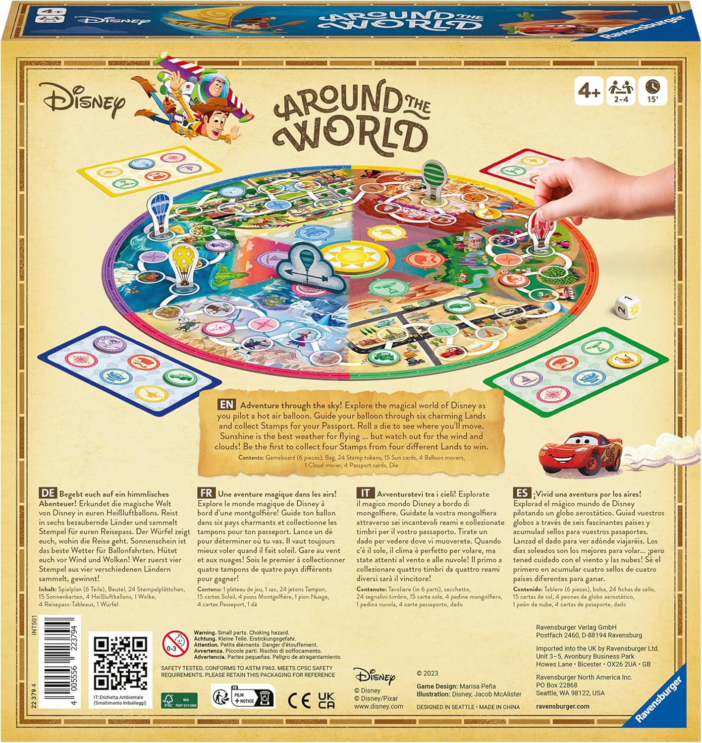 Ravensburger Disney around the World Board Game image number 5